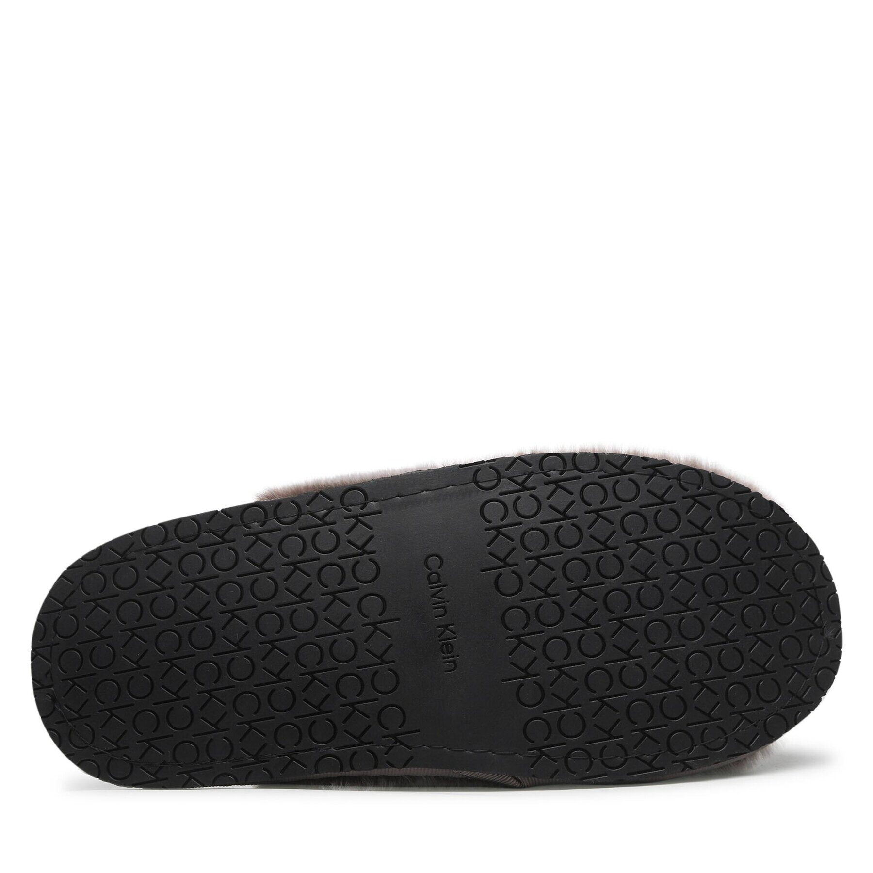 Calvin Klein Пантофи Slipper Mule Fur HW0HW01227 Сив - Pepit.bg