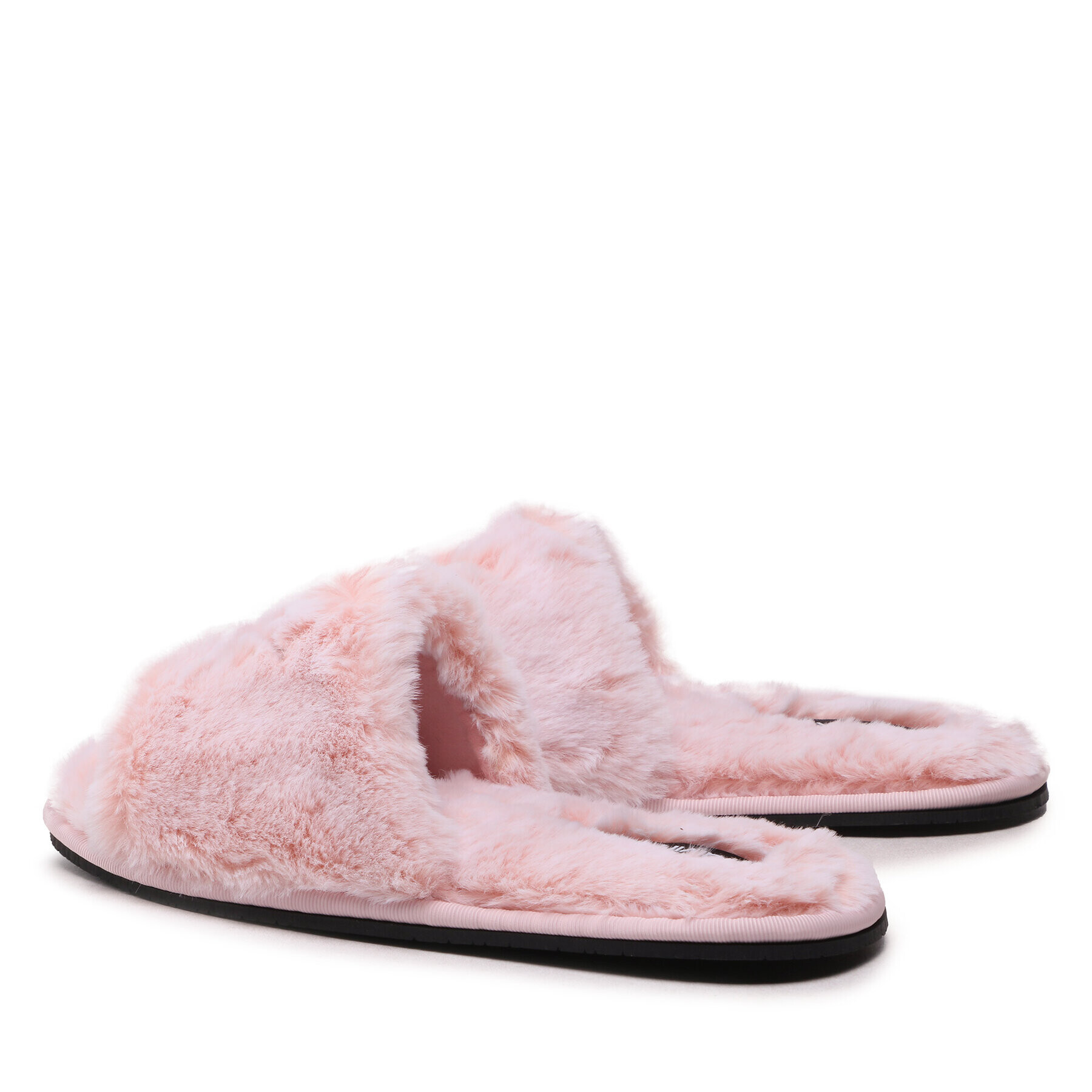 Calvin Klein Пантофи Slipper Sandal Fur HW0HW01226 Розов - Pepit.bg