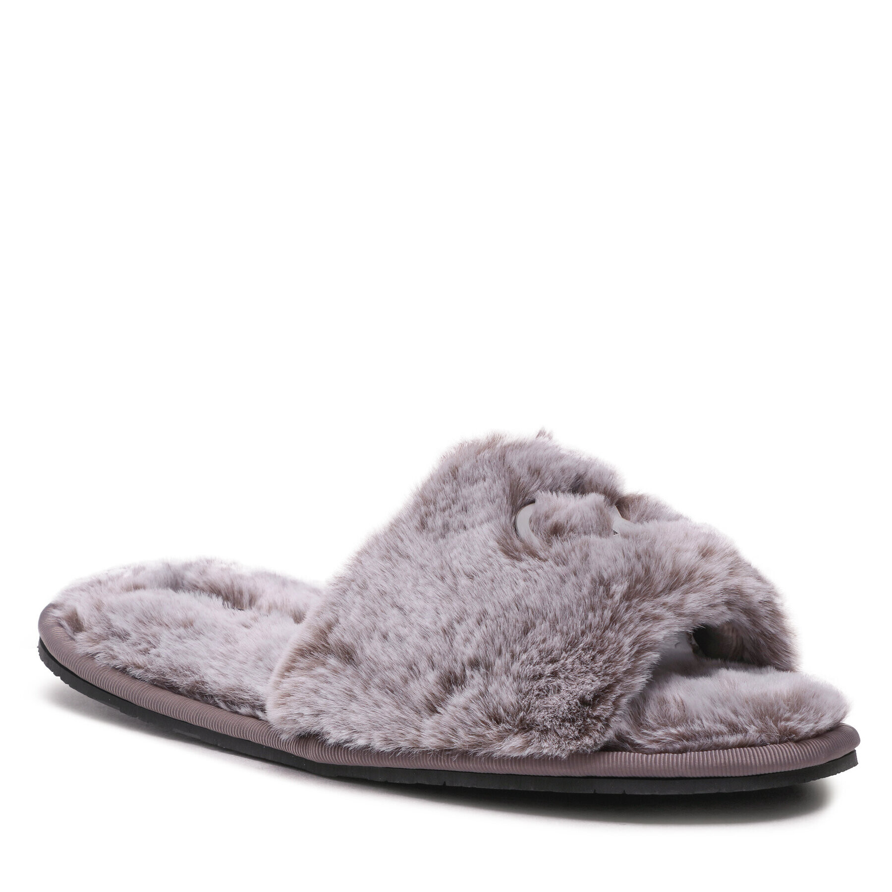 Calvin Klein Пантофи Slipper Sandal Fur HW0HW01226 Сив - Pepit.bg