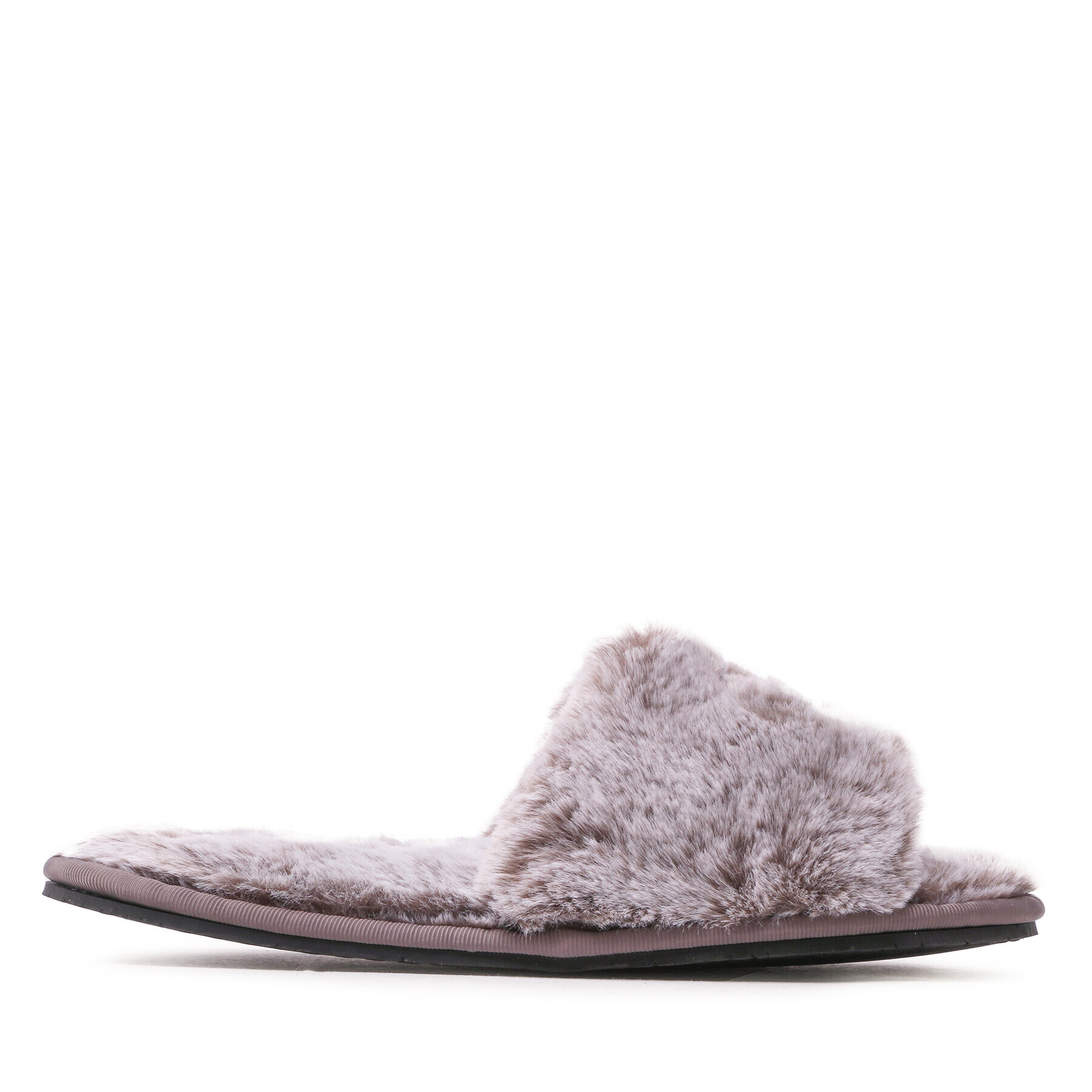 Calvin Klein Пантофи Slipper Sandal Fur HW0HW01226 Сив - Pepit.bg