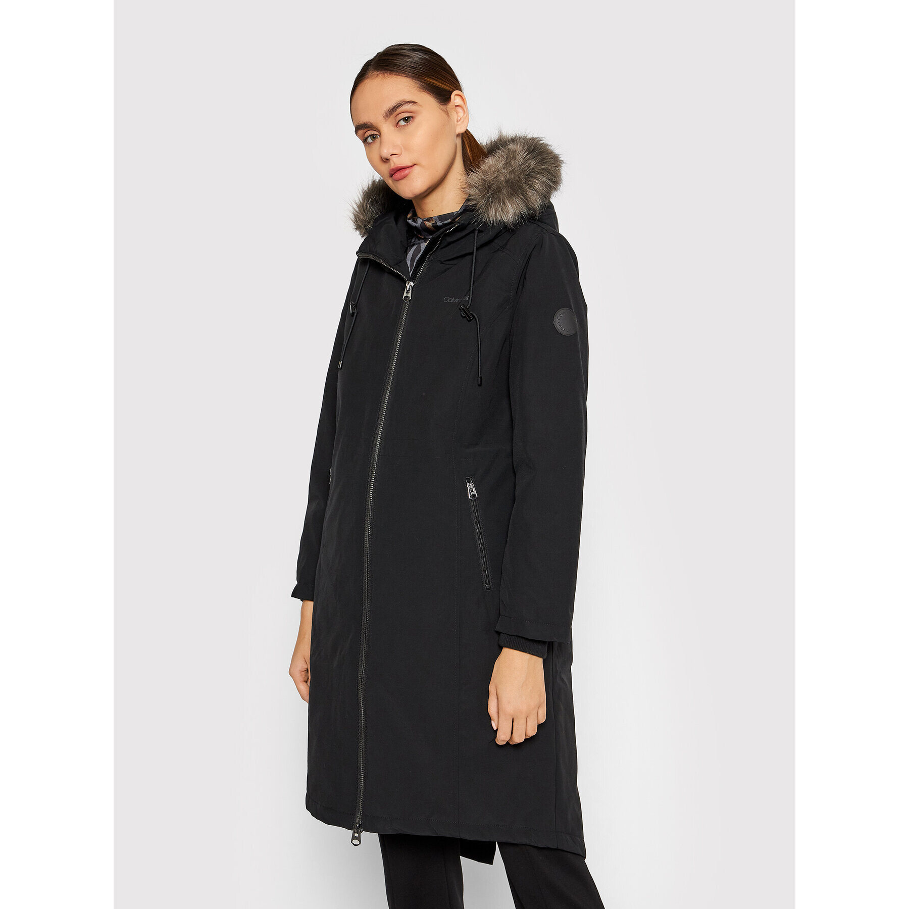 Calvin Klein Парка Teddy K20K203251 Черен Regular Fit - Pepit.bg
