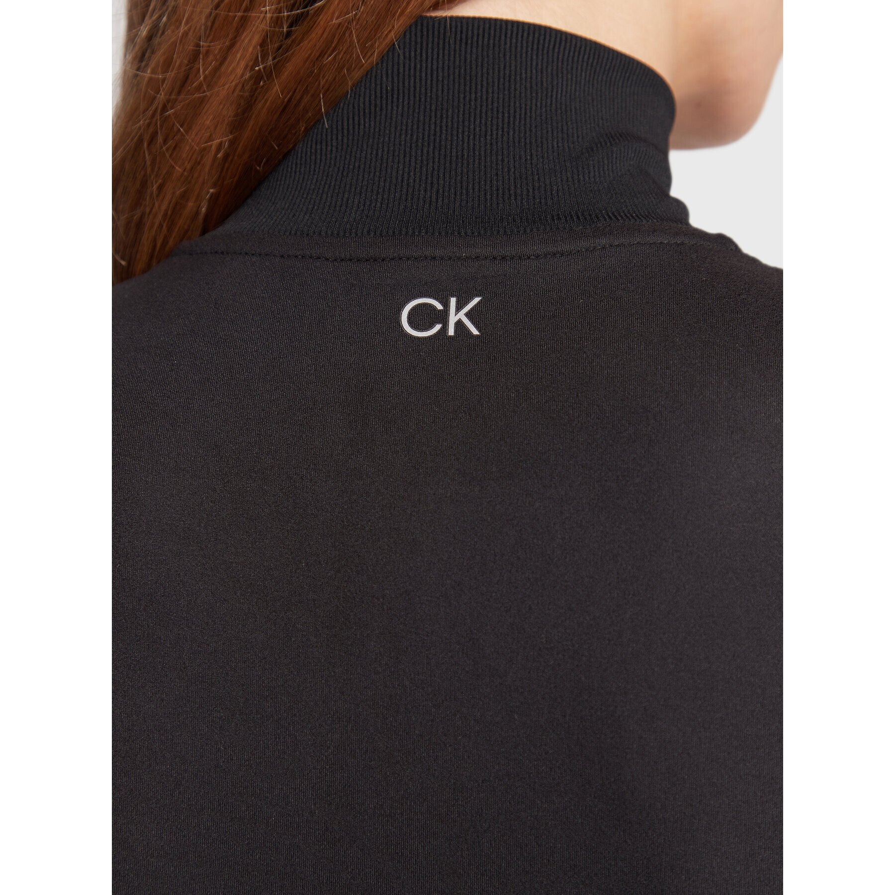 Calvin Klein Performance Блуза 00GWF2K200 Черен Slim Fit - Pepit.bg