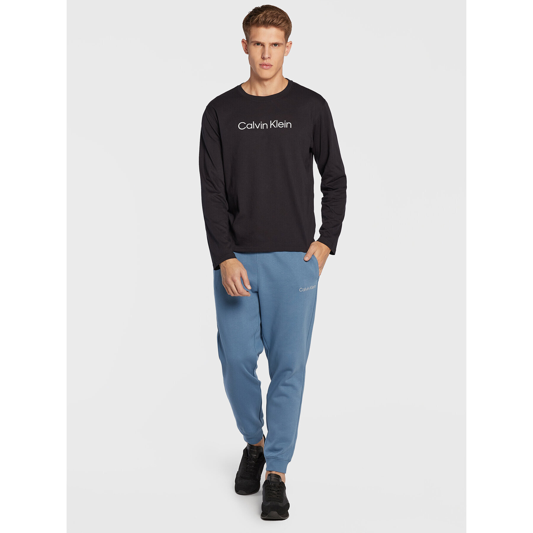 Calvin Klein Performance Долнище анцуг 00GMS2P606 Син Regular Fit - Pepit.bg