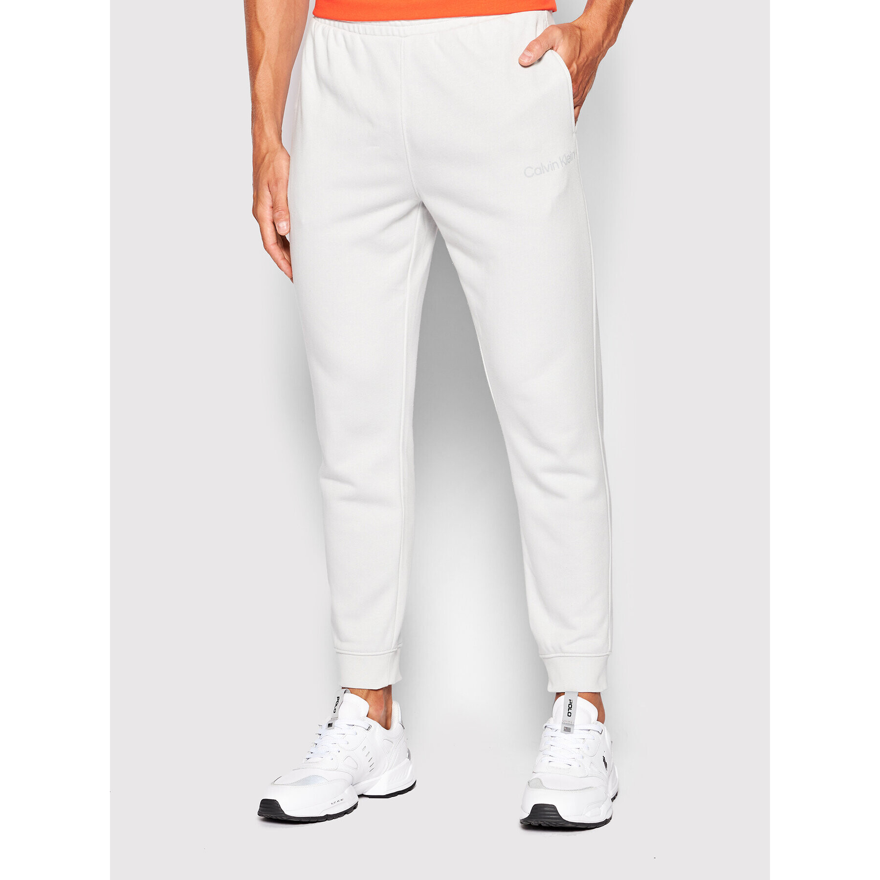 Calvin Klein Performance Долнище анцуг 00GMS2P606 Сив Regular Fit - Pepit.bg