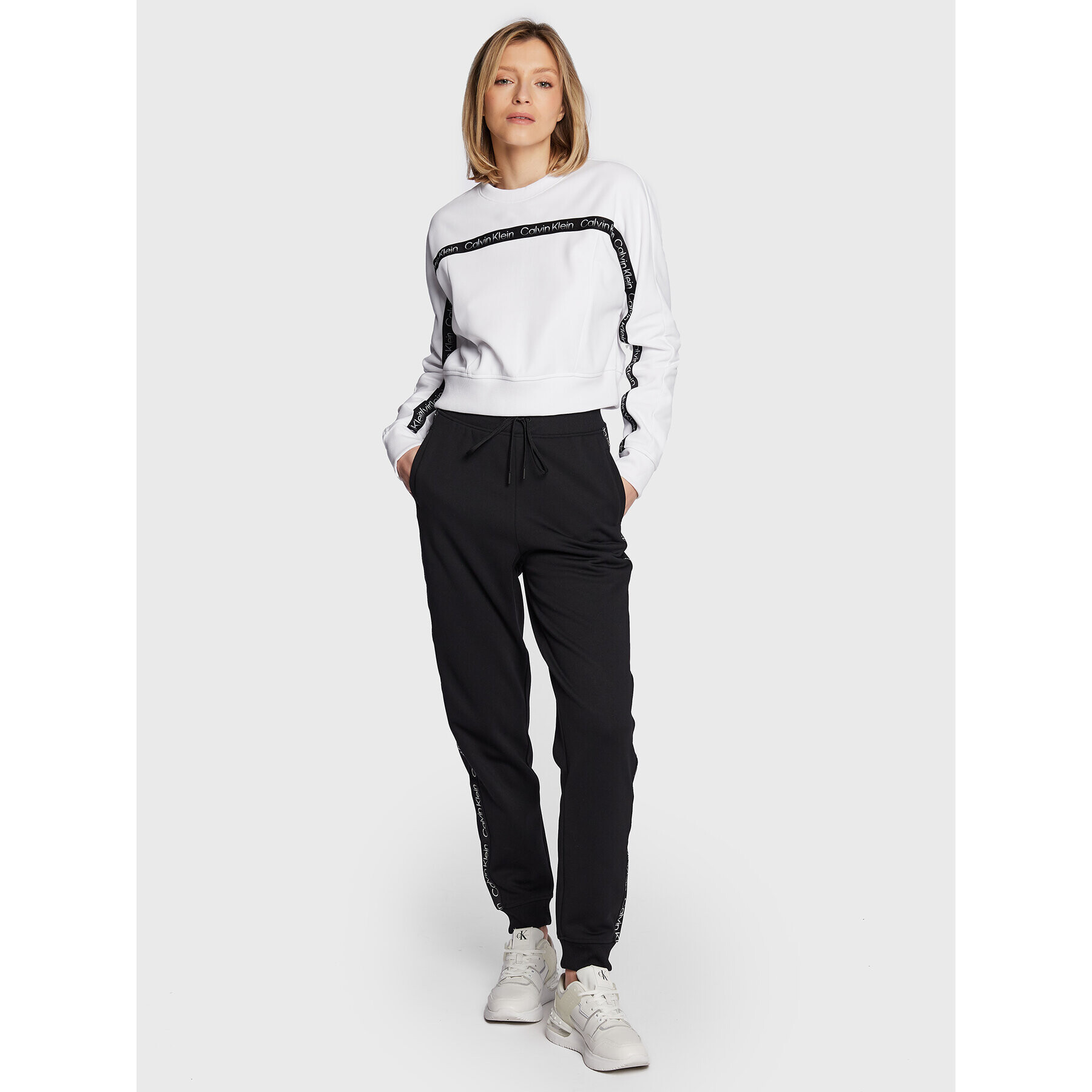 Calvin Klein Performance Долнище анцуг 00GWF2P601 Черен Regular Fit - Pepit.bg