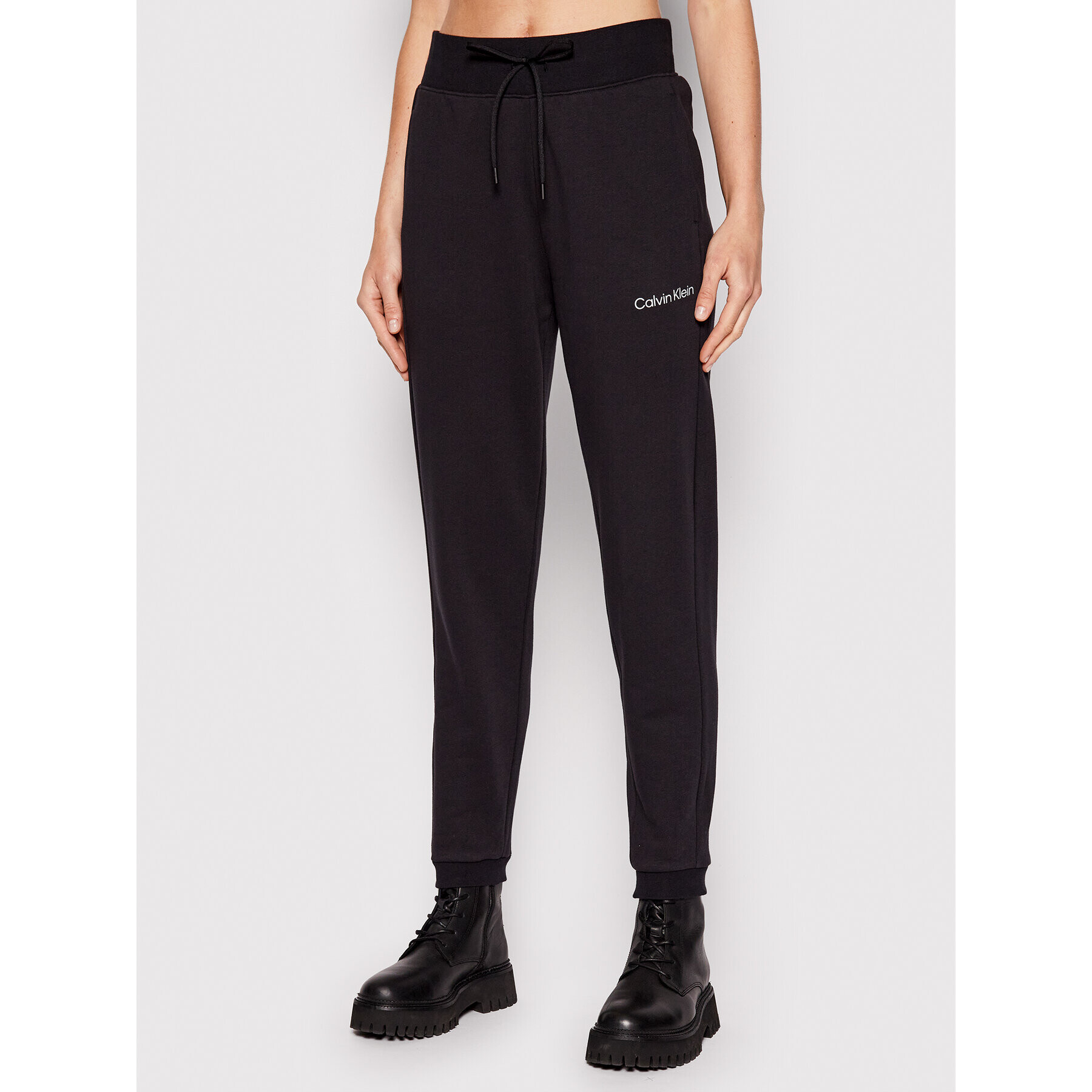 Calvin Klein Performance Долнище анцуг 00GWS2P608 Черен Regular Fit - Pepit.bg