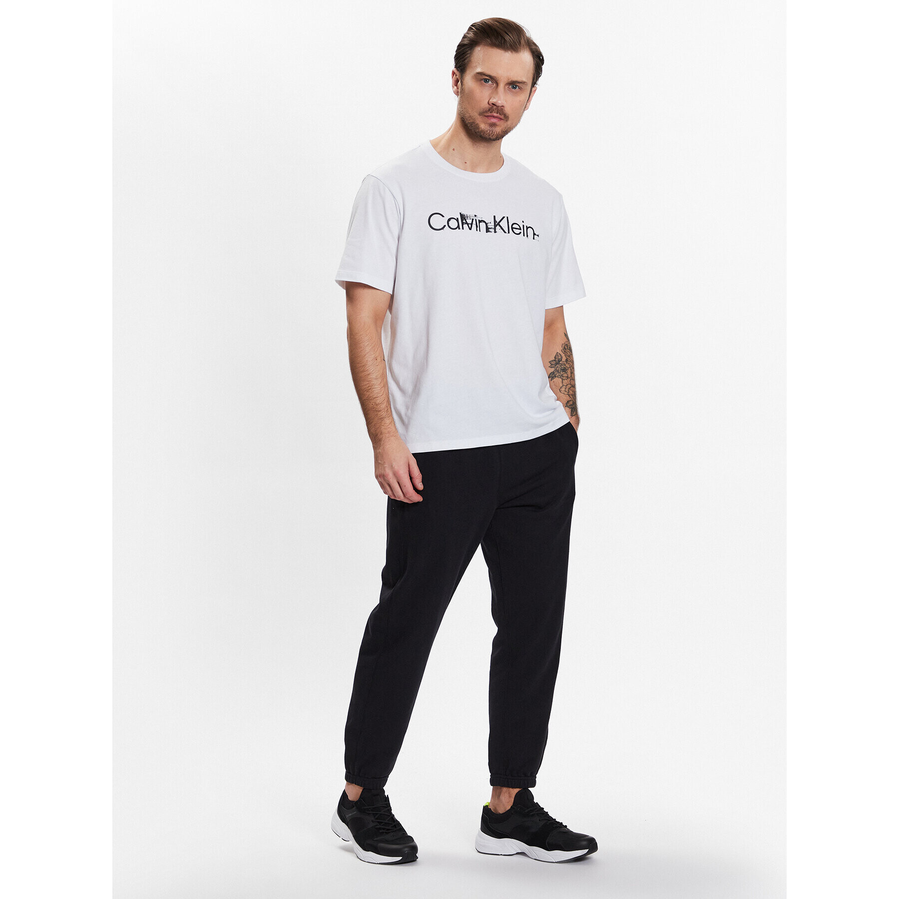 Calvin Klein Performance Долнище анцуг Knitt Pant 00GMS3P604 Черен Relaxed Fit - Pepit.bg