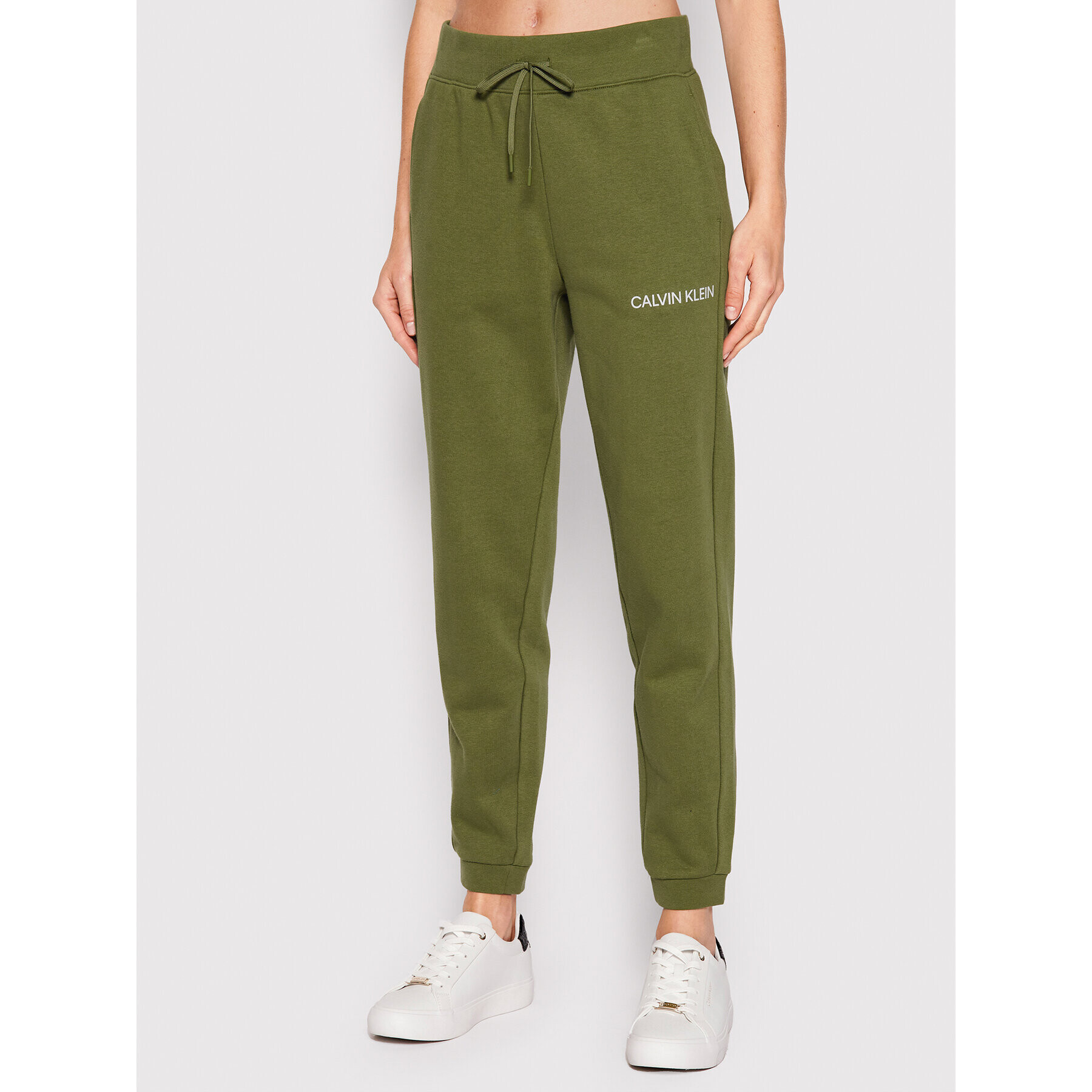 Calvin Klein Performance Долнище анцуг 00GWF1P608 Зелен Regular Fit - Pepit.bg