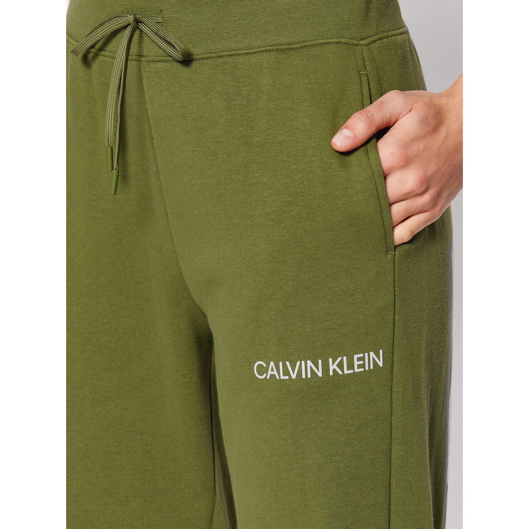 Calvin Klein Performance Долнище анцуг 00GWF1P608 Зелен Regular Fit - Pepit.bg