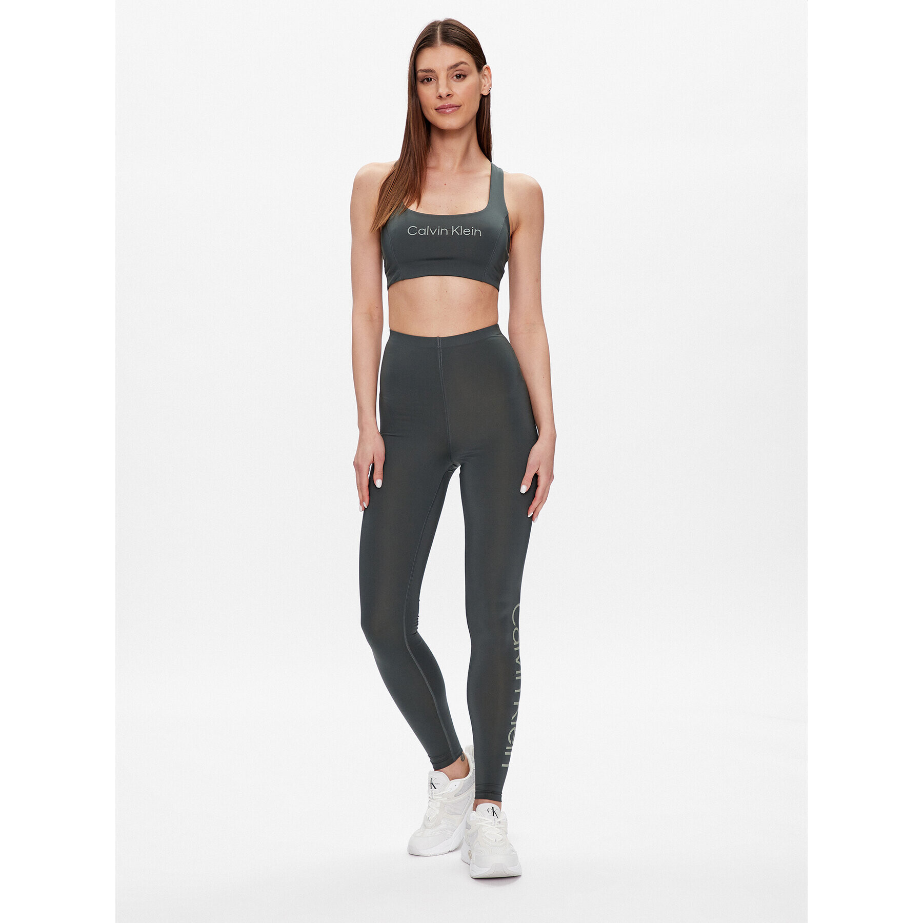 Calvin Klein Performance Клин 00GWS3L602 Зелен Slim Fit - Pepit.bg