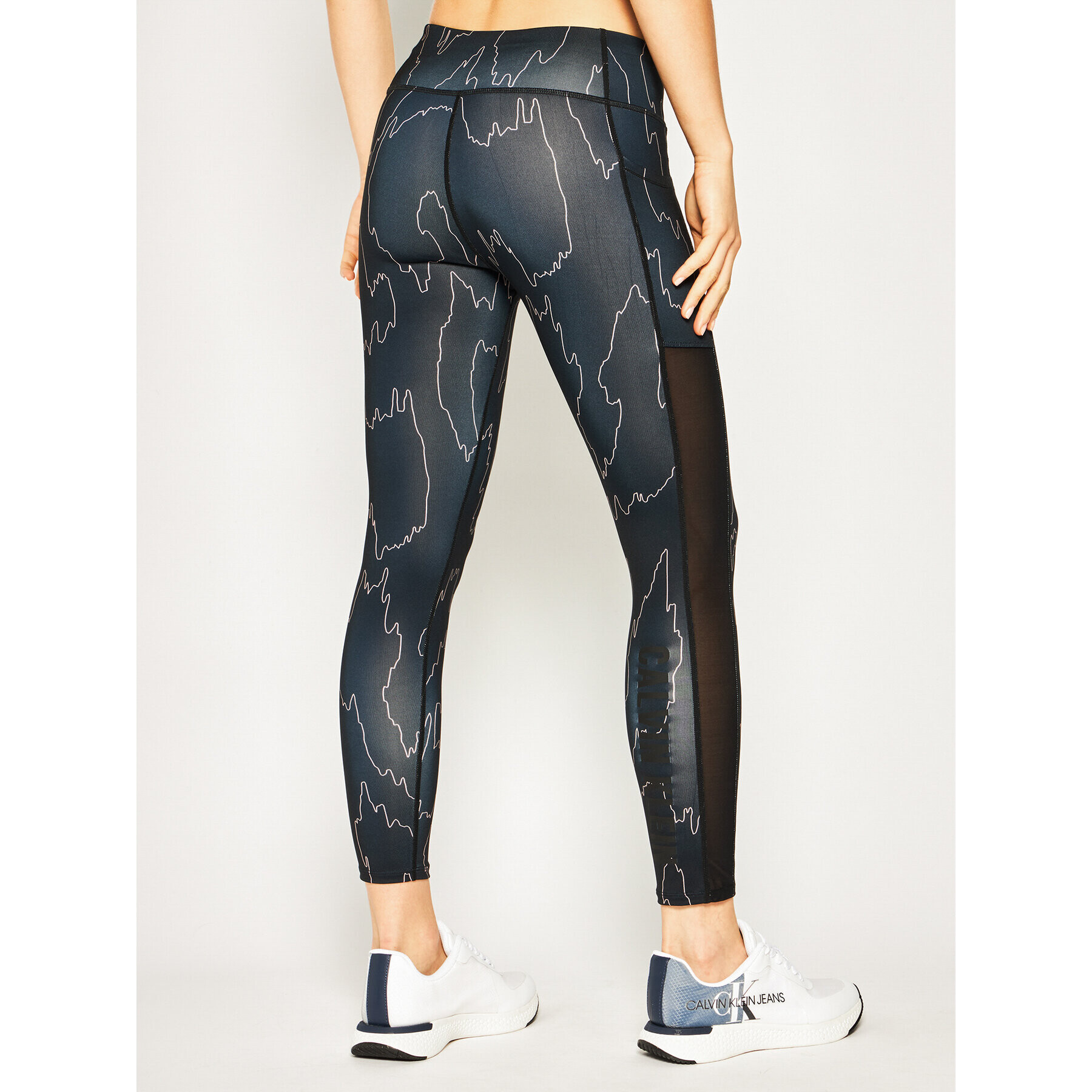 Calvin Klein Performance Клин Tight 00GWS0L618 Черен Slim Fit - Pepit.bg