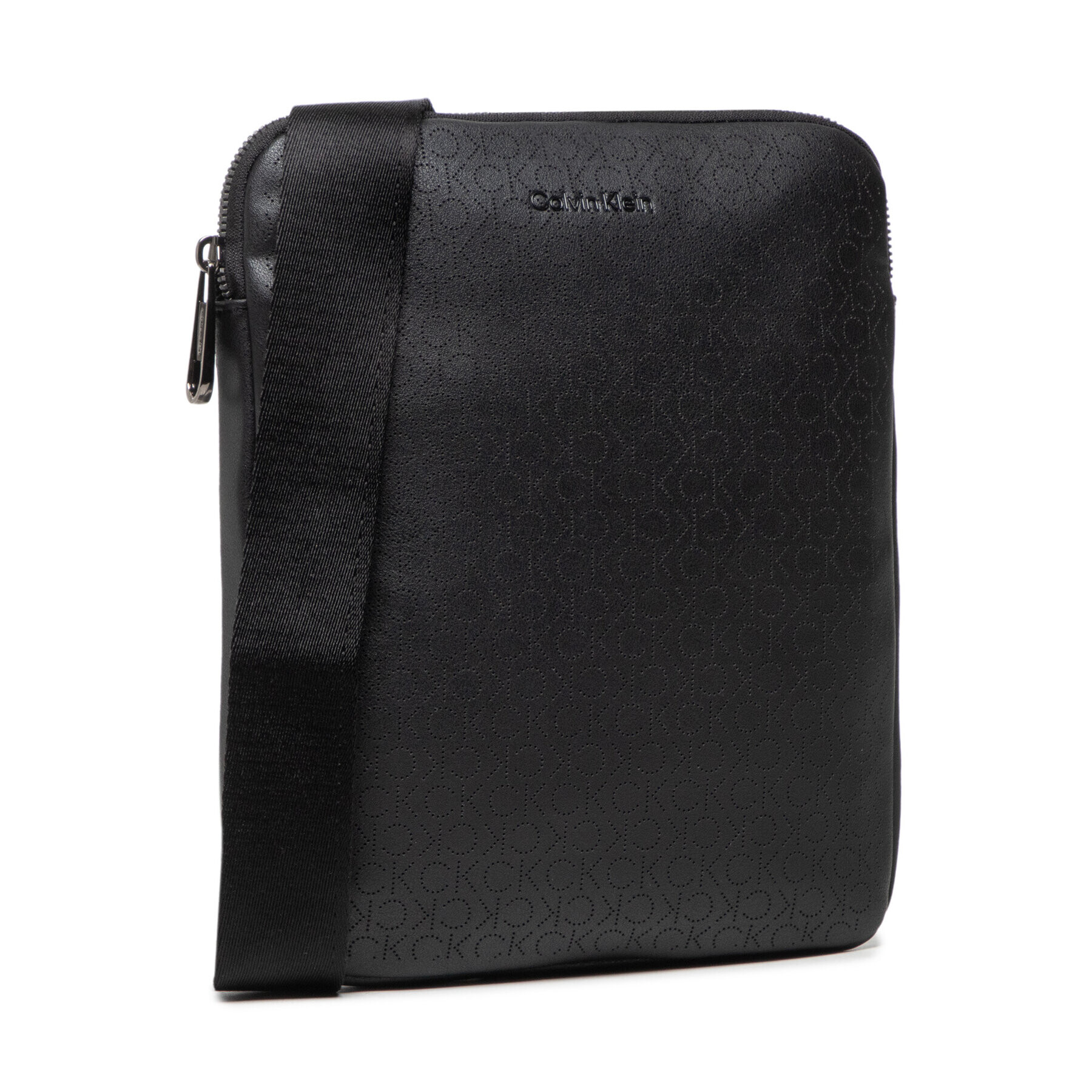 Calvin Klein Мъжка чантичка Perfed Flatpack K50K508760 Черен - Pepit.bg