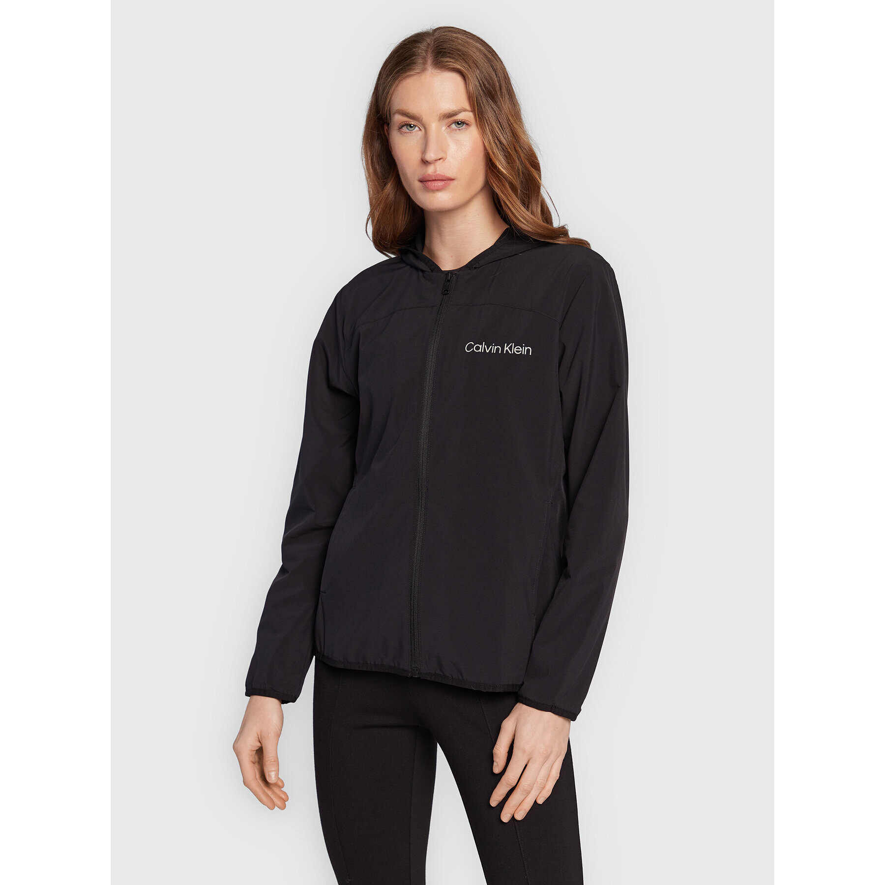 Calvin Klein Performance Преходно яке 00GWF2O509 Черен Slim Fit - Pepit.bg