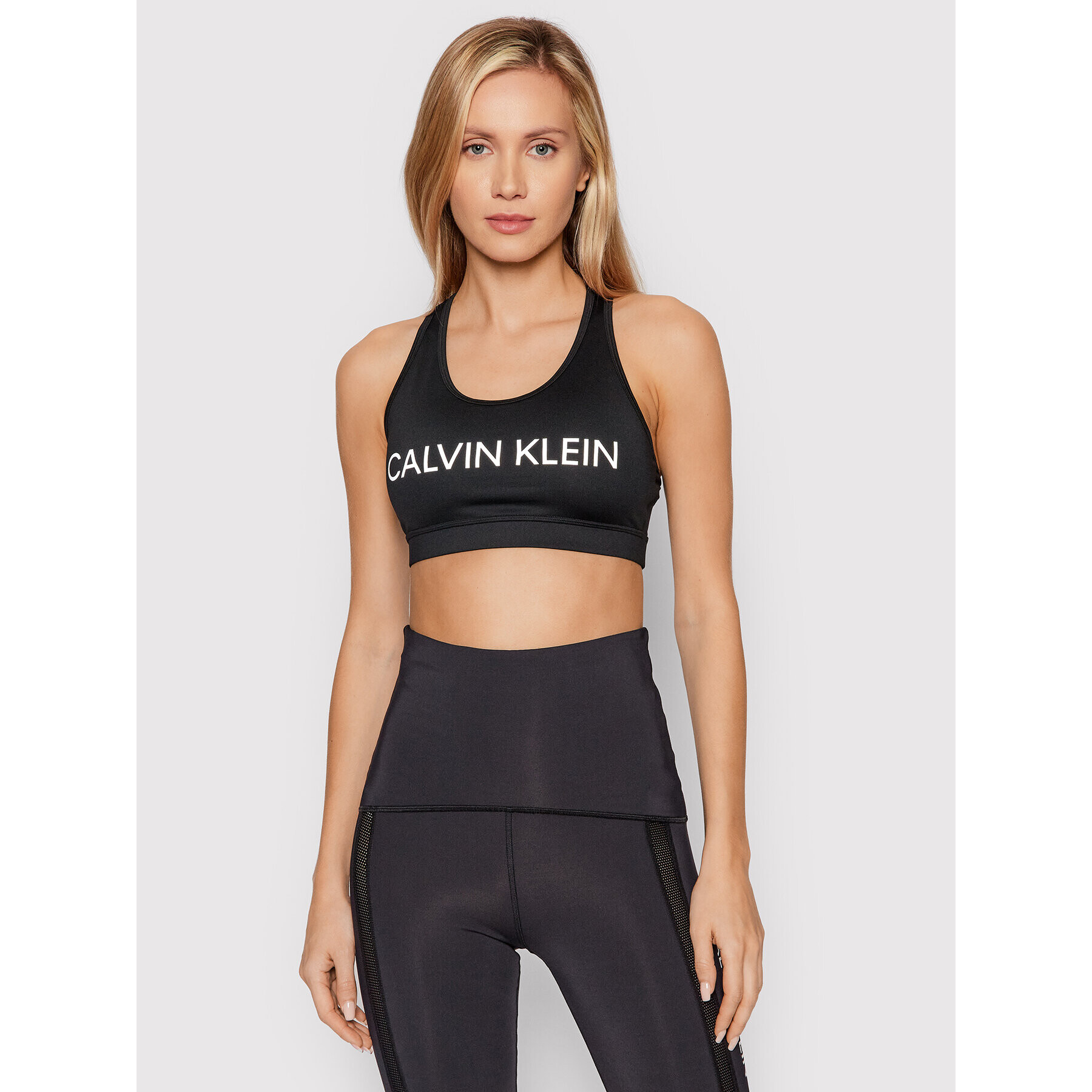 Calvin Klein Performance Спортен сутиен 00GWF1K138 Черен - Pepit.bg