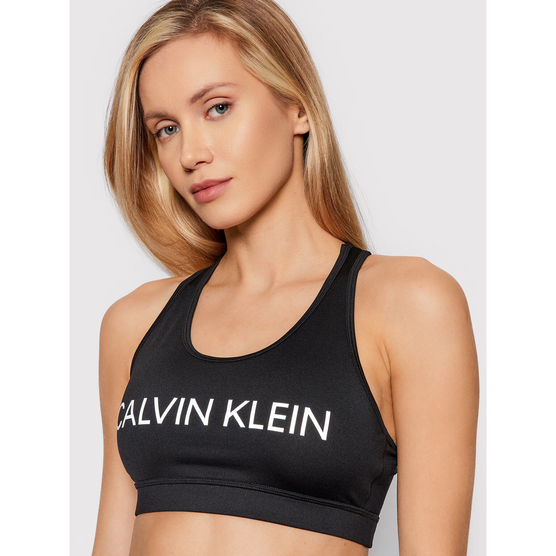 Calvin Klein Performance Спортен сутиен 00GWF1K138 Черен - Pepit.bg