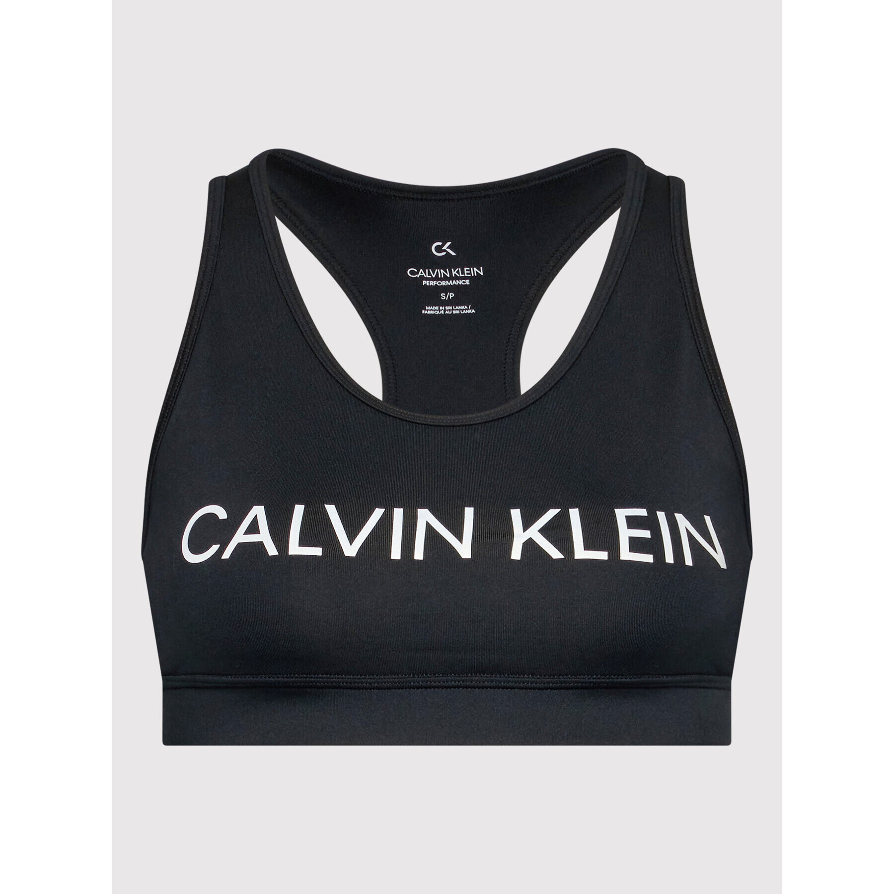 Calvin Klein Performance Спортен сутиен 00GWF1K138 Черен - Pepit.bg