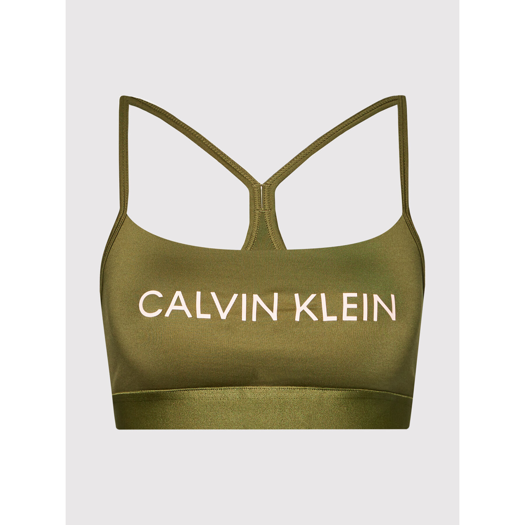 Calvin Klein Performance Спортен сутиен 00GWF1K152 Зелен - Pepit.bg