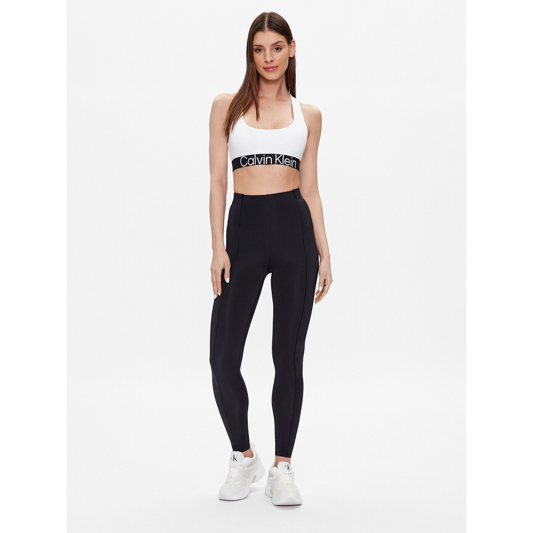 Calvin Klein Performance Спортен сутиен 00GWS3K115 Бял - Pepit.bg