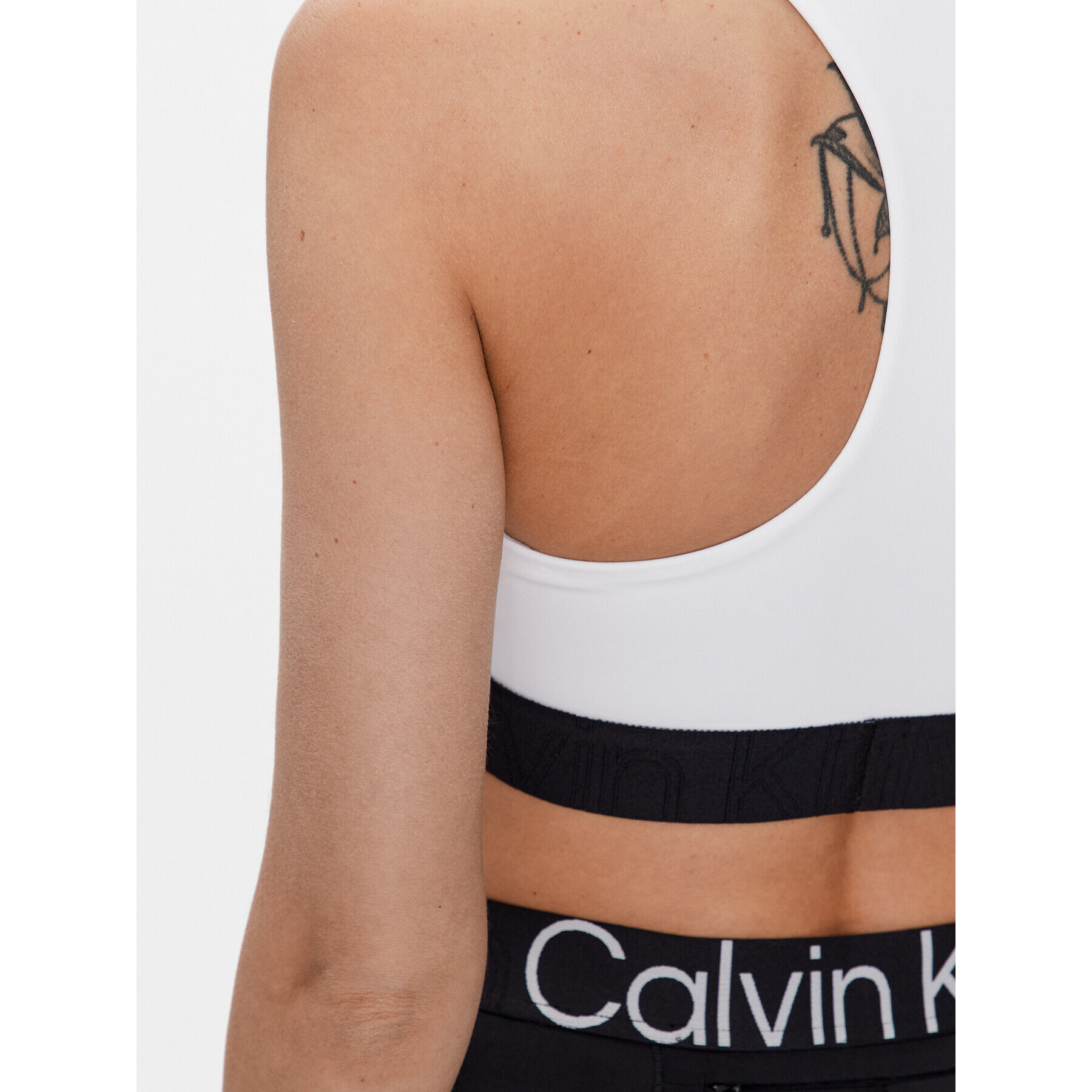 Calvin Klein Performance Спортен сутиен 00GWS3K115 Бял - Pepit.bg