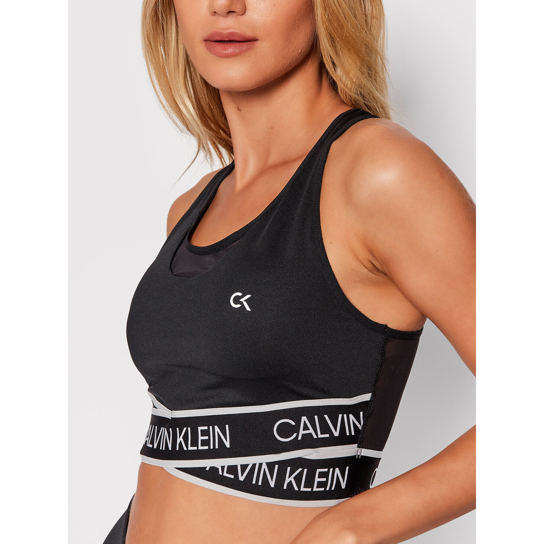 Calvin Klein Performance Спортен сутиен 00GWT1K137 Черен - Pepit.bg