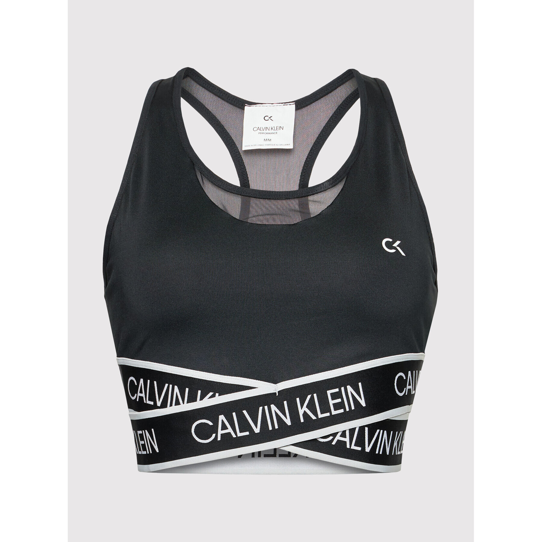 Calvin Klein Performance Спортен сутиен 00GWT1K137 Черен - Pepit.bg