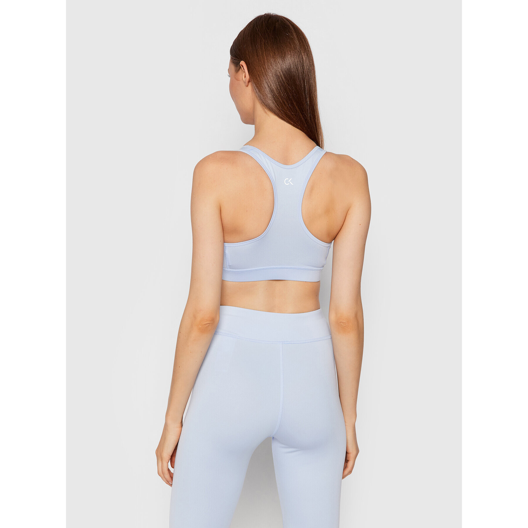 Calvin Klein Performance Спортен сутиен Medium Support 00GWF0K157 Син - Pepit.bg