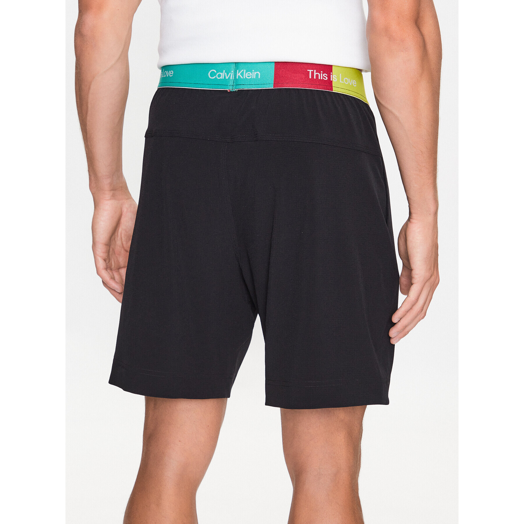 Calvin Klein Performance Спортни шорти 00GMS3S808 Черен Regular Fit - Pepit.bg