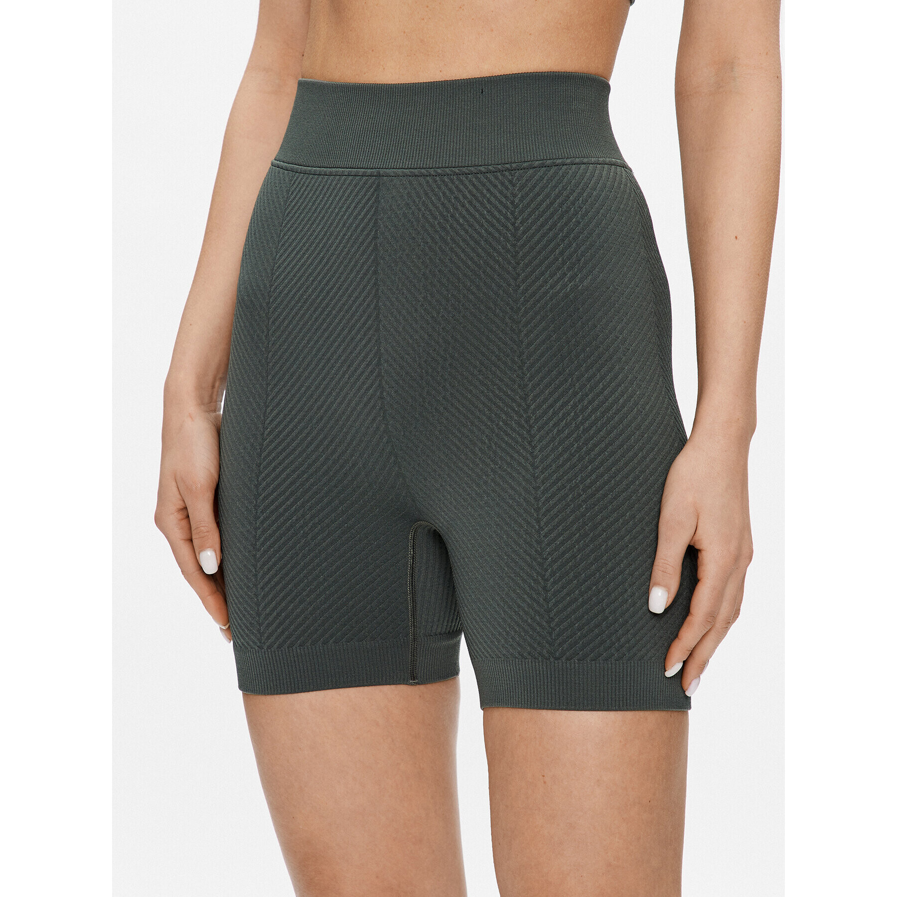 Calvin Klein Performance Спортни шорти 00GWS3L701 Зелен Slim Fit - Pepit.bg