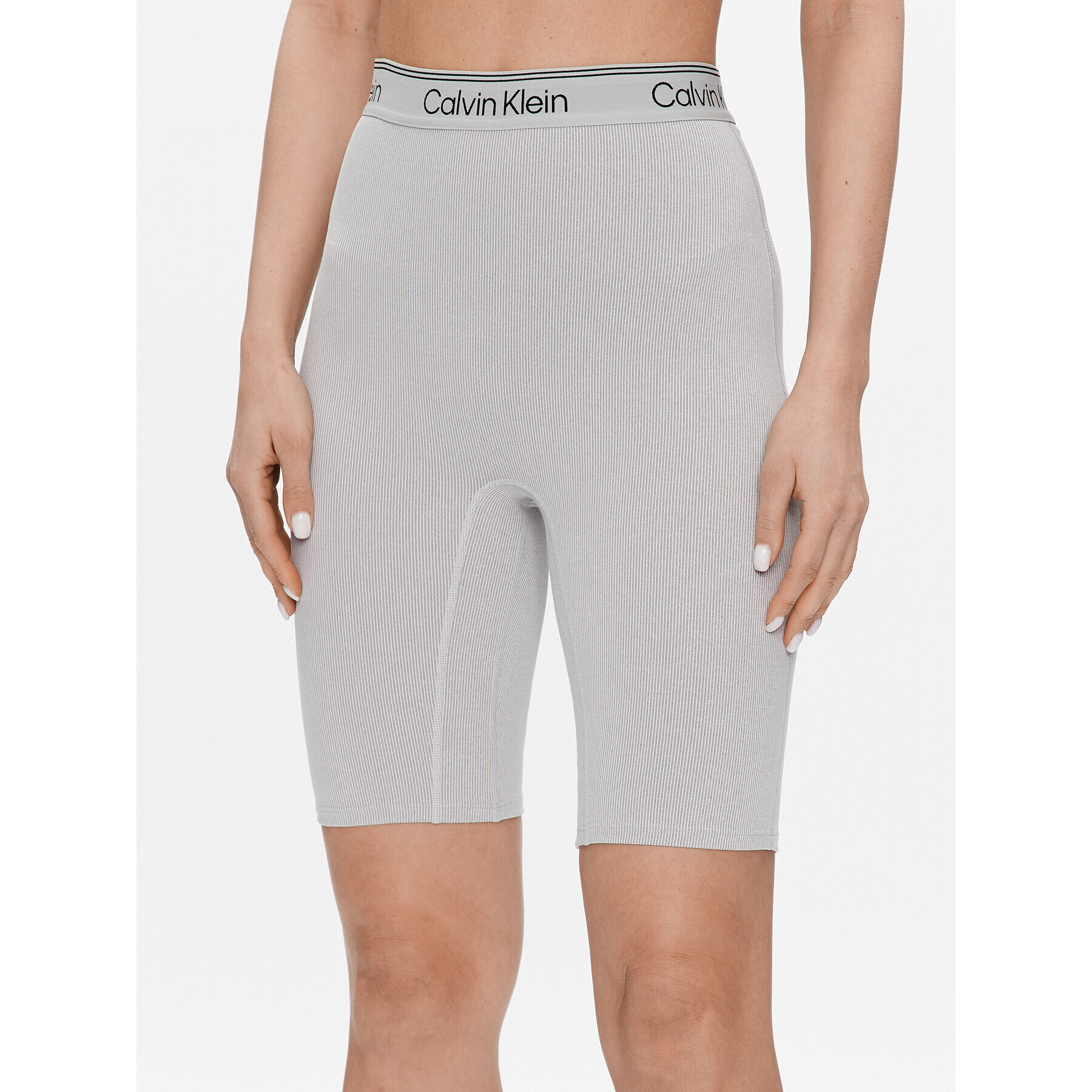 Calvin Klein Performance Спортни шорти 00GWS3L705 Сив Slim Fit - Pepit.bg