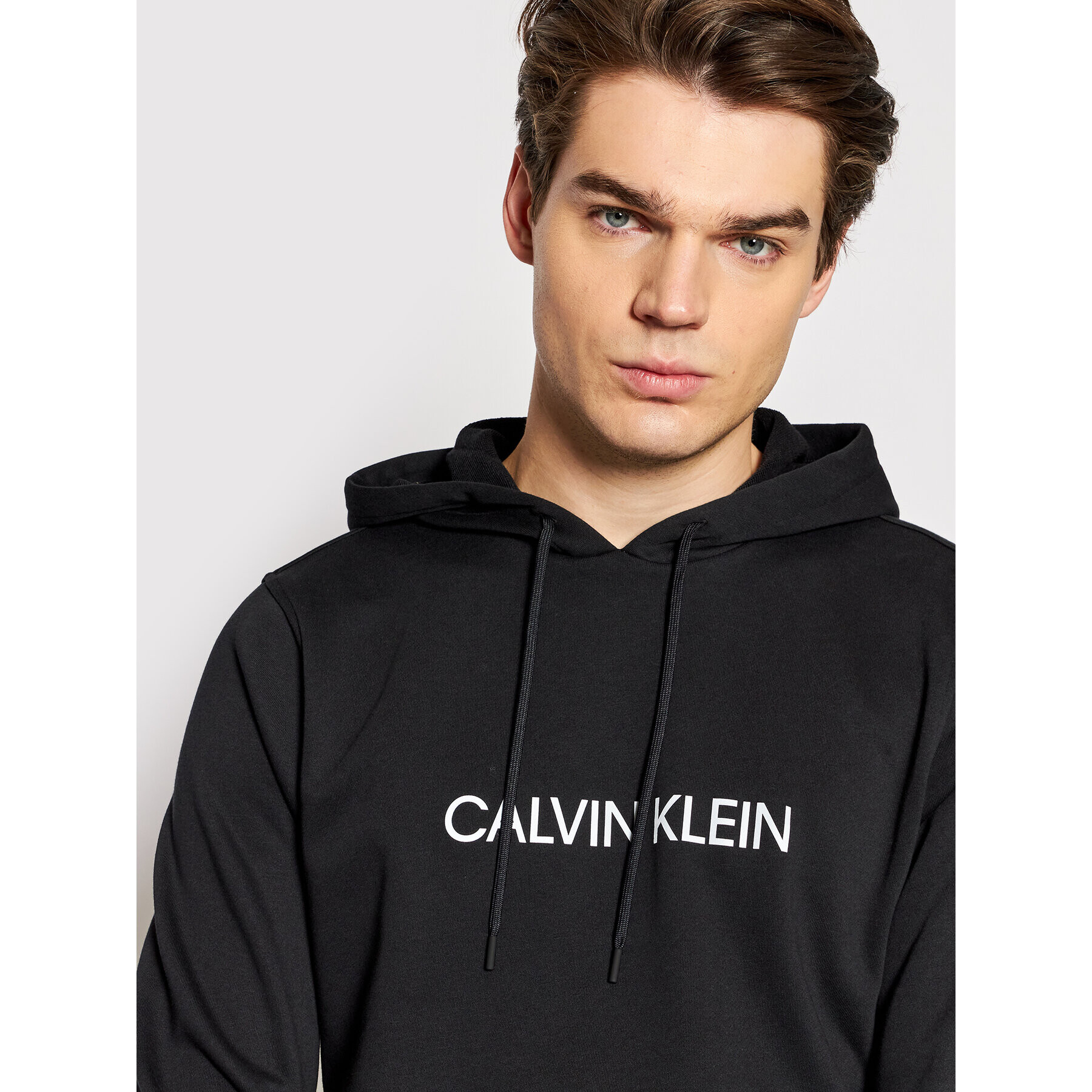 Calvin Klein Performance Суитшърт 00GMF1W304 Черен Regular Fit - Pepit.bg