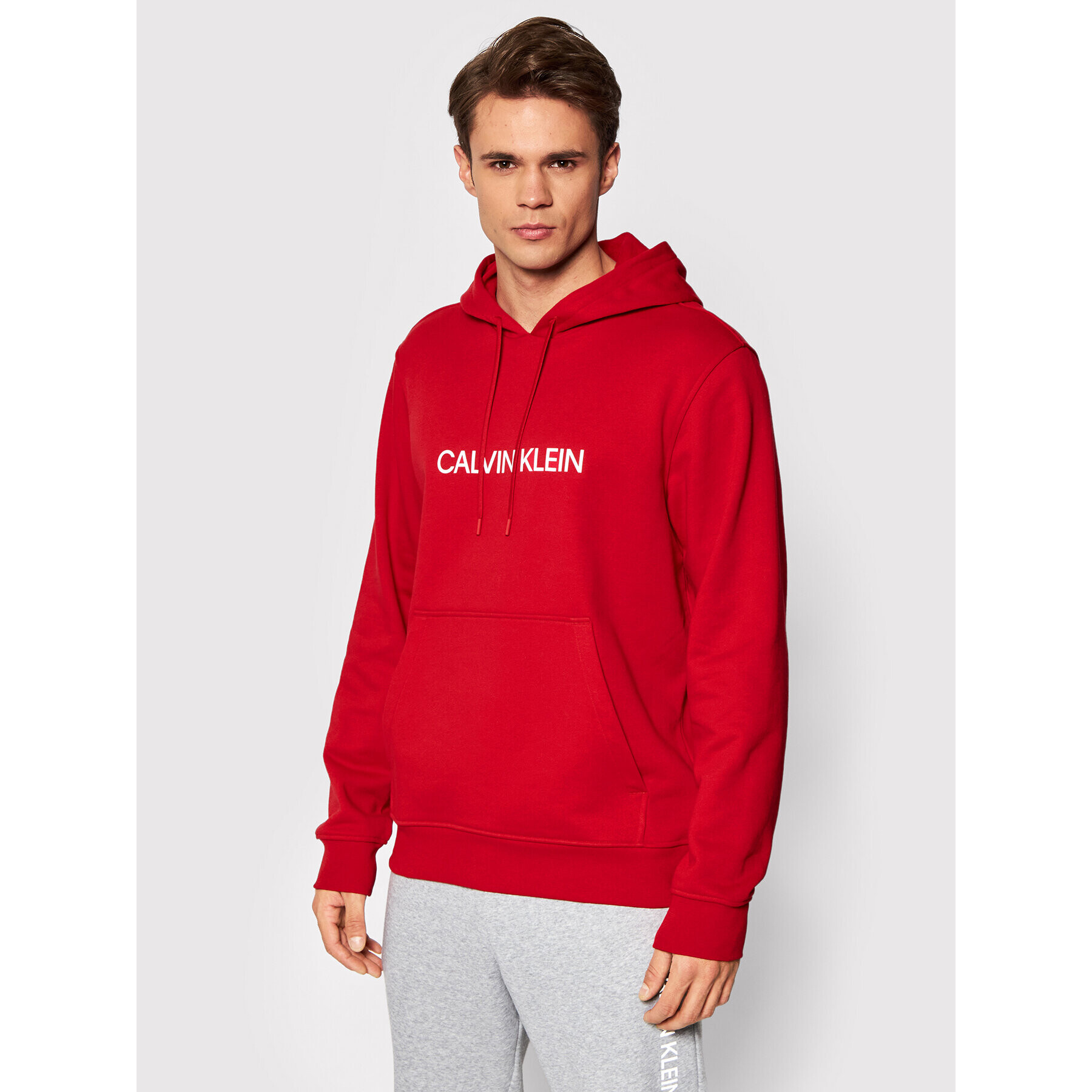 Calvin Klein Performance Суитшърт 00GMF1W304 Червен Regular Fit - Pepit.bg