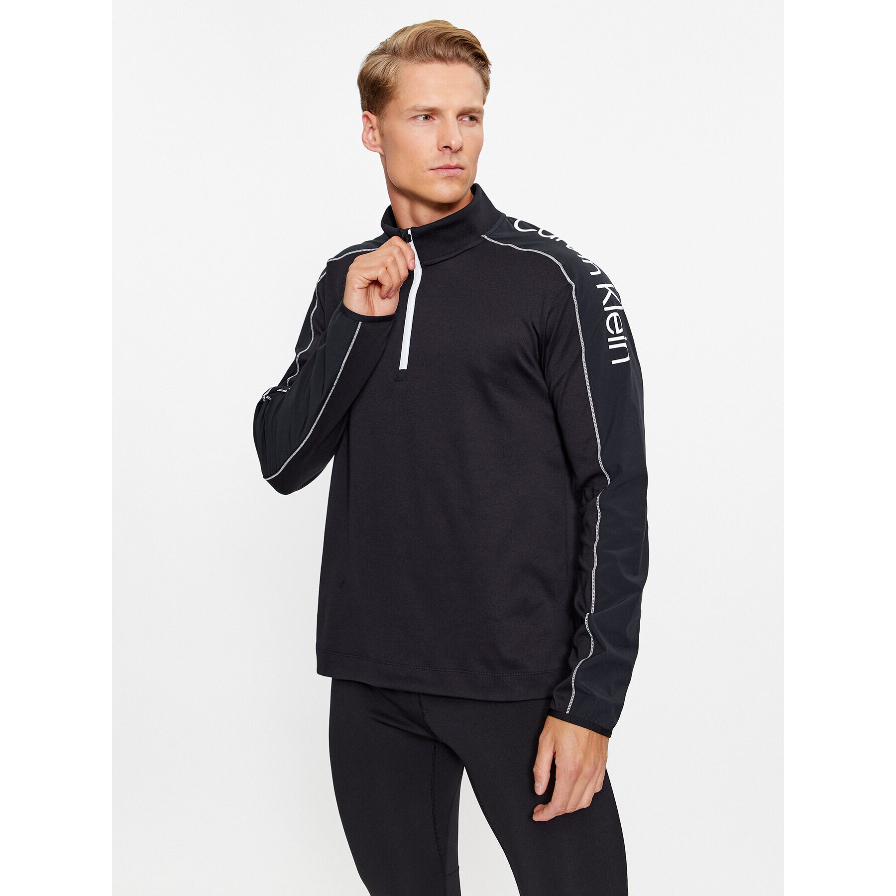 Calvin Klein Performance Суитшърт 00GMF3K209 Черен Regular Fit - Pepit.bg