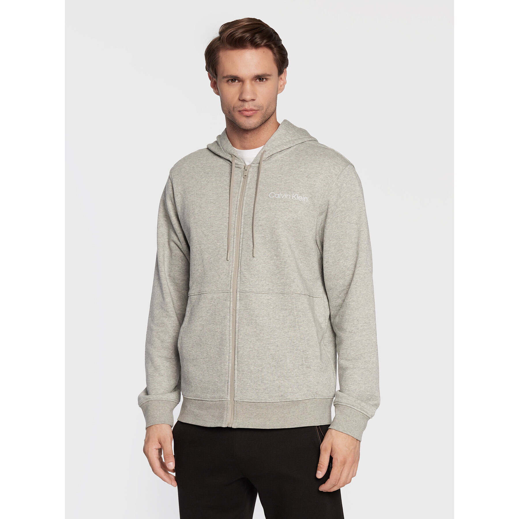 Calvin Klein Performance Суитшърт 00GMS2J407 Сив Regular Fit - Pepit.bg