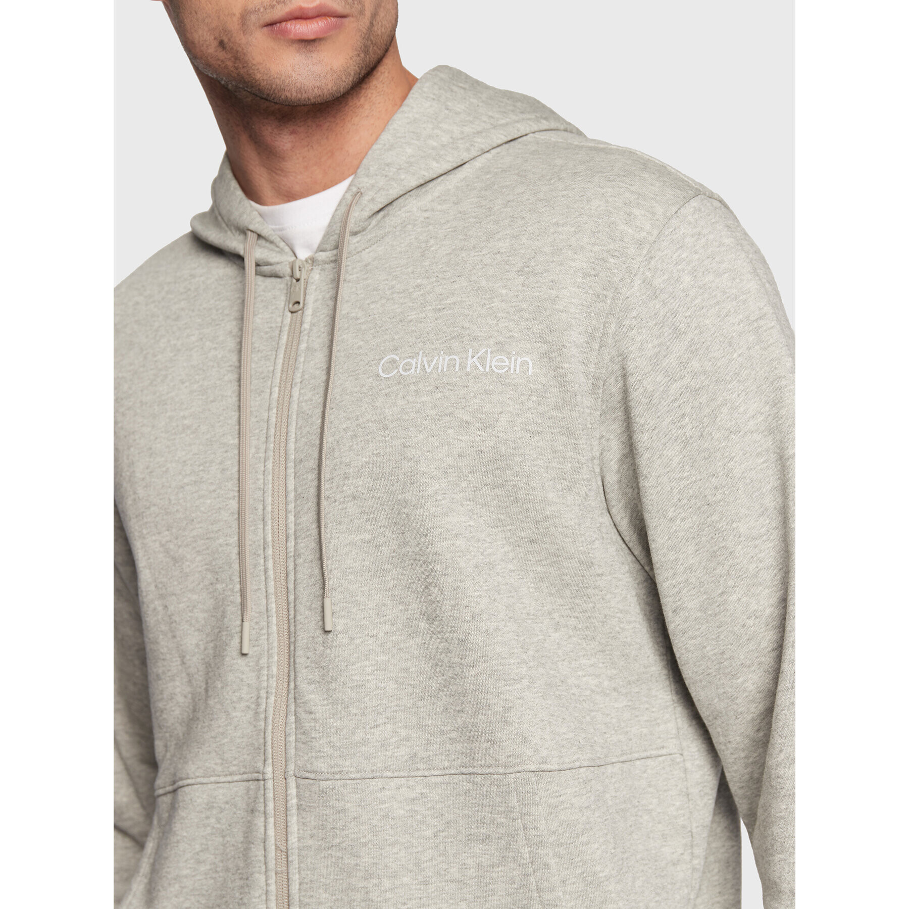 Calvin Klein Performance Суитшърт 00GMS2J407 Сив Regular Fit - Pepit.bg