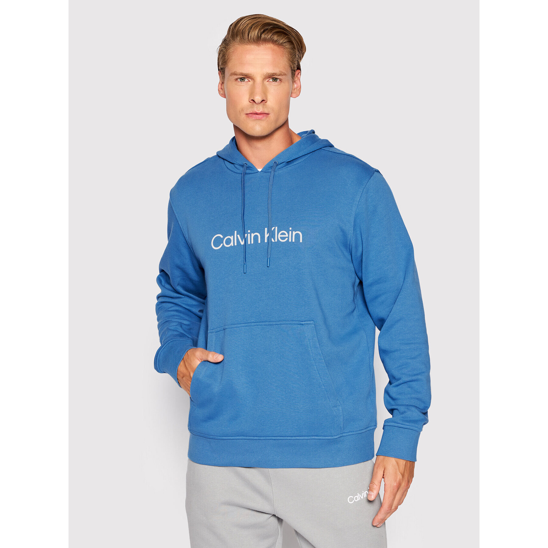 Calvin Klein Performance Суитшърт 00GMS2W304 Син Regular Fit - Pepit.bg