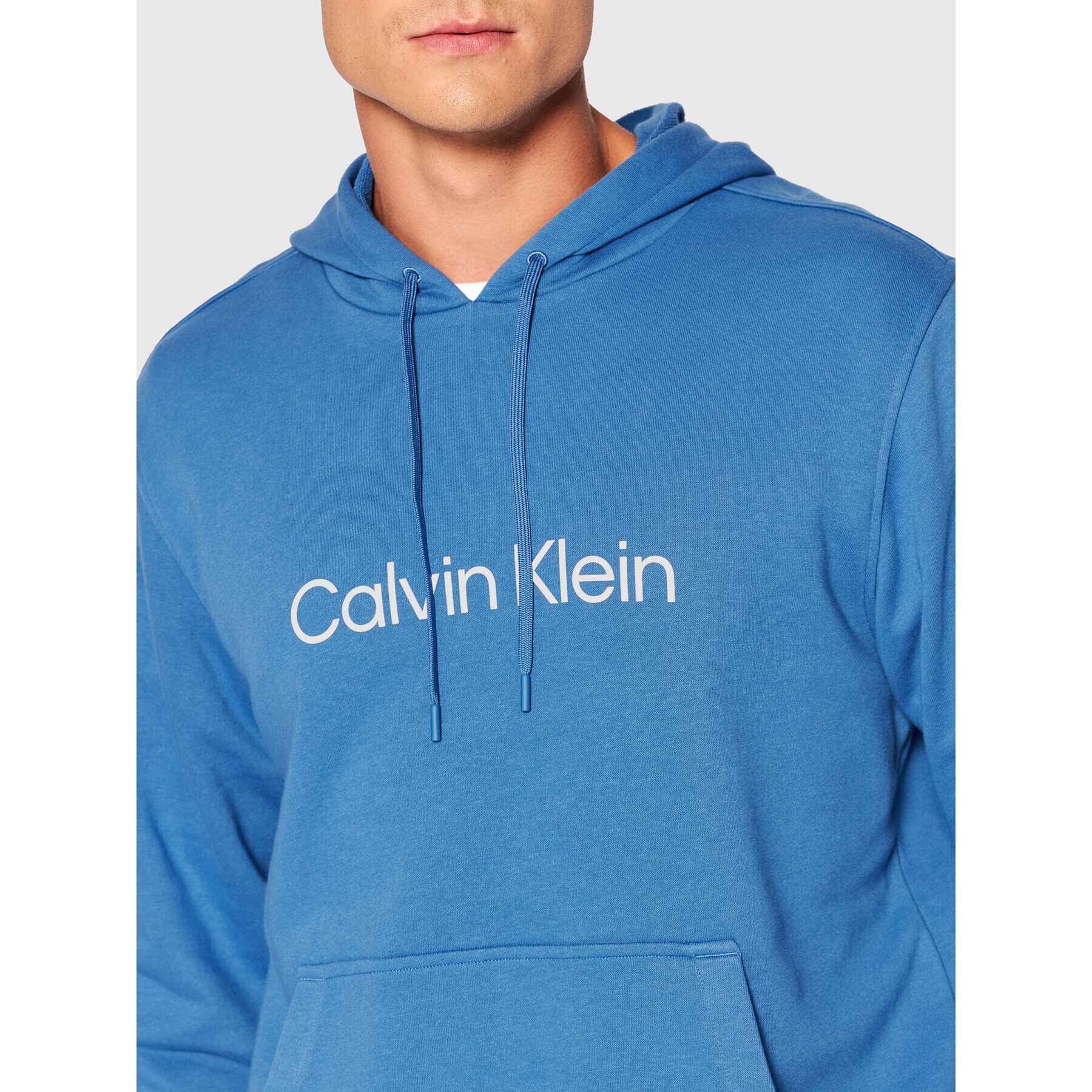 Calvin Klein Performance Суитшърт 00GMS2W304 Син Regular Fit - Pepit.bg