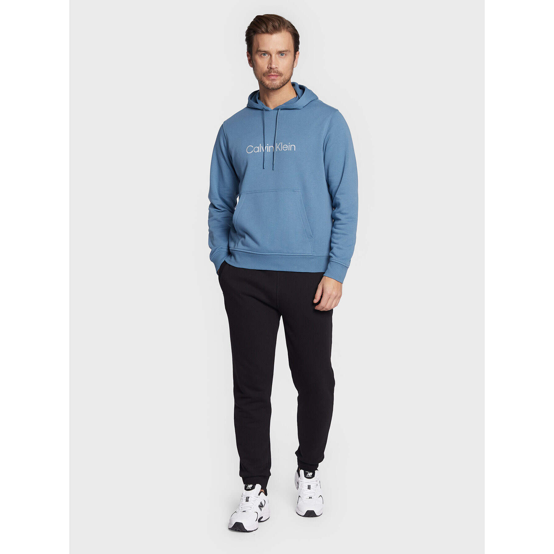 Calvin Klein Performance Суитшърт 00GMS2W304 Син Regular Fit - Pepit.bg