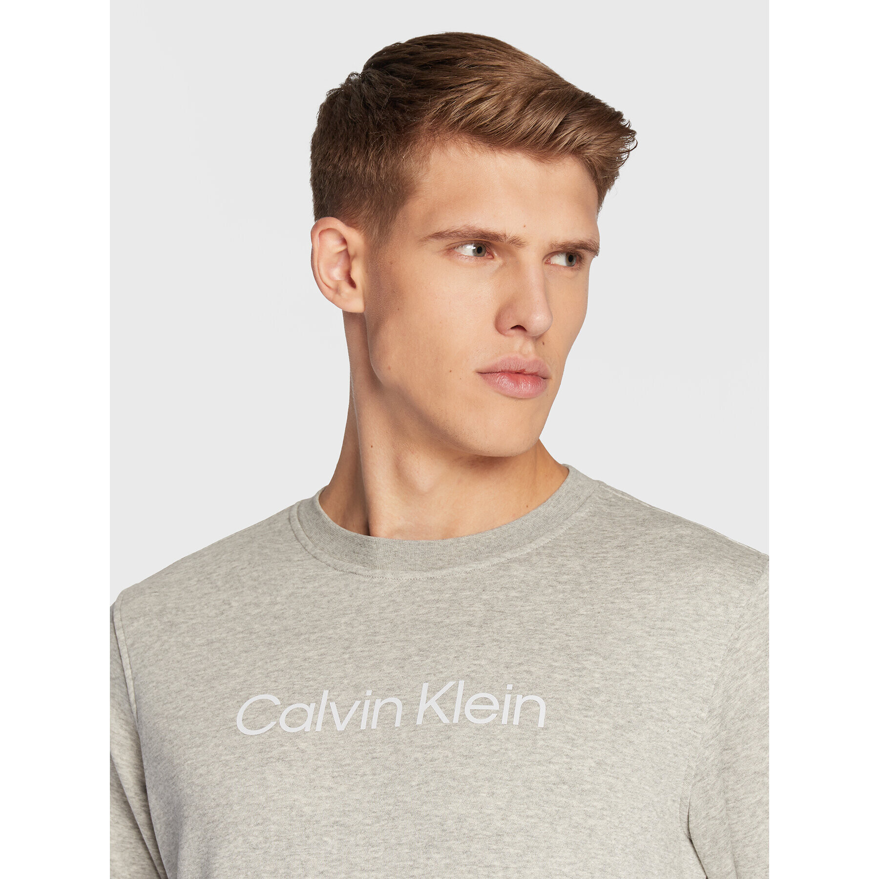 Calvin Klein Performance Суитшърт 00GMS2W305 Сив Regular Fit - Pepit.bg