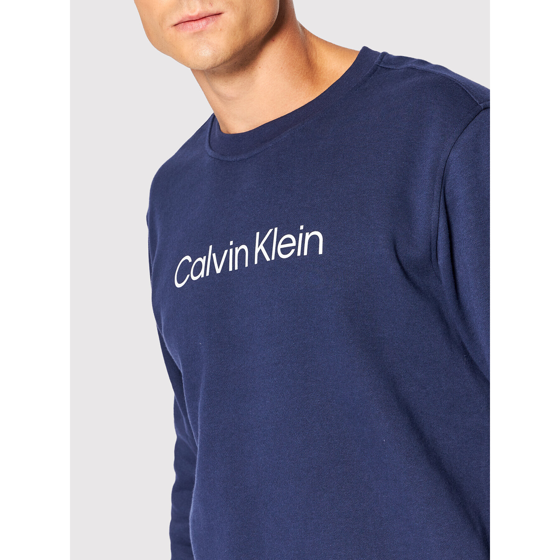 Calvin Klein Performance Суитшърт 00GMS2W305 Тъмносин Regular Fit - Pepit.bg