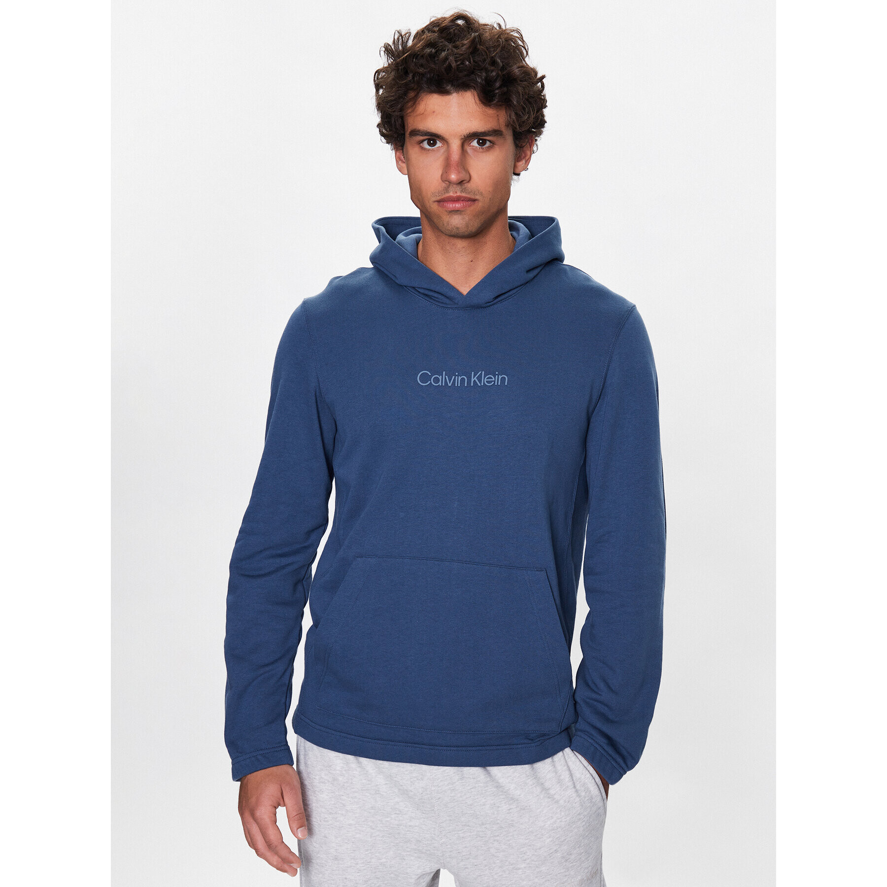 Calvin Klein Performance Суитшърт 00GMS3W303 Син Regular Fit - Pepit.bg