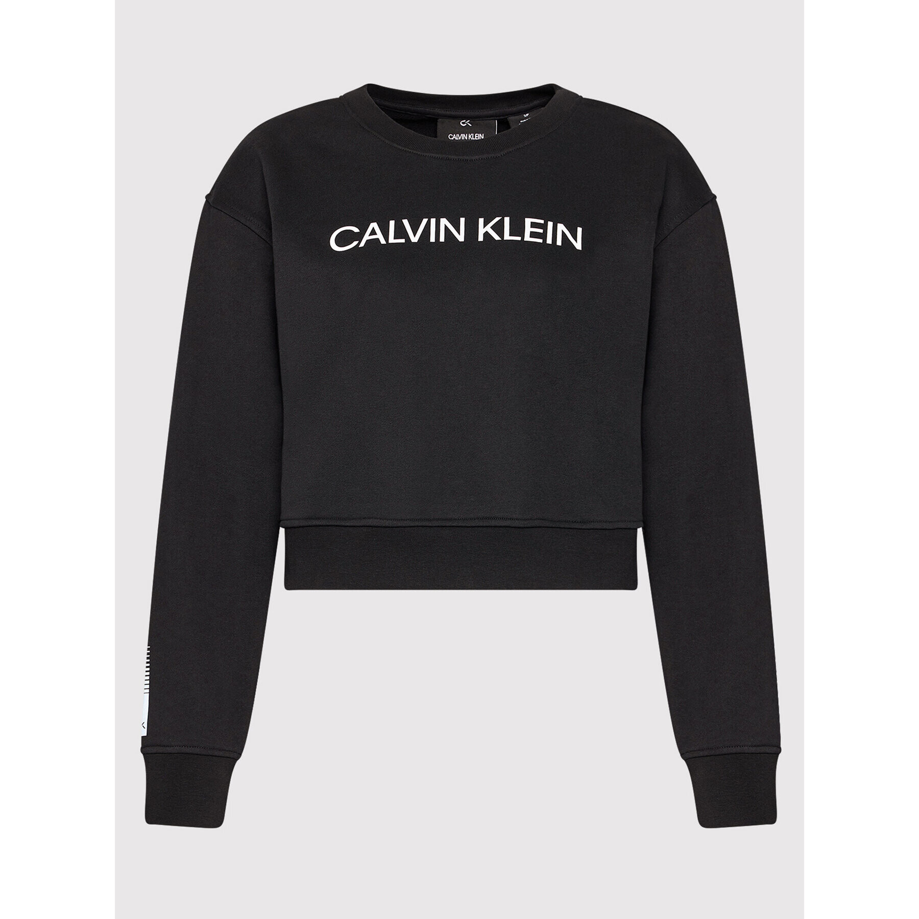 Calvin Klein Performance Суитшърт 00GWF1W312 Черен Cropped Fit - Pepit.bg