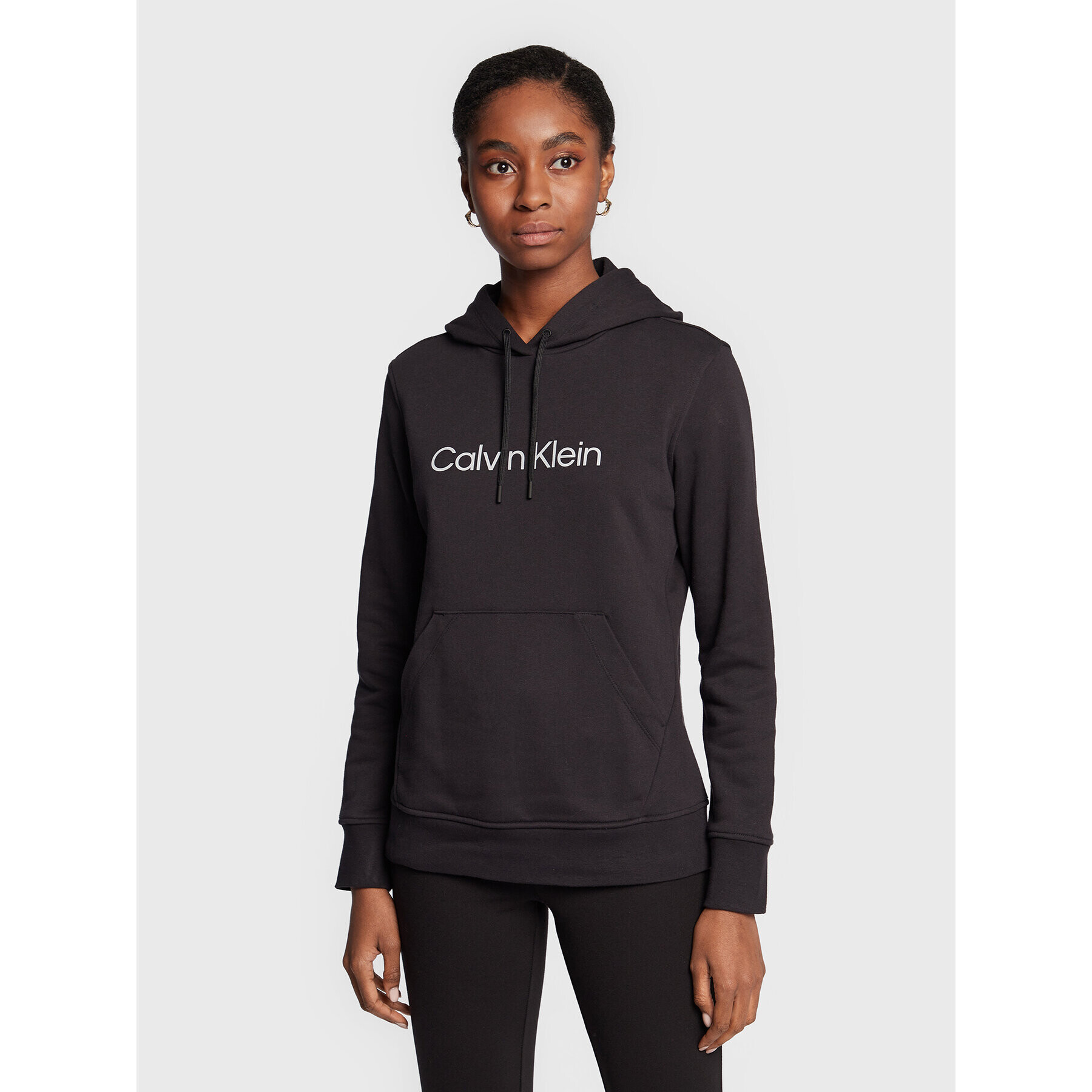 Calvin Klein Performance Суитшърт 00GWS2W311 Черен Regular Fit - Pepit.bg