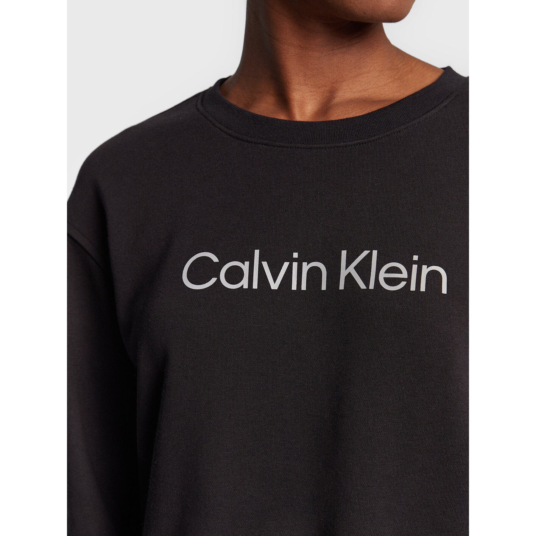 Calvin Klein Performance Суитшърт 00GWS2W312 Черен Regular Fit - Pepit.bg