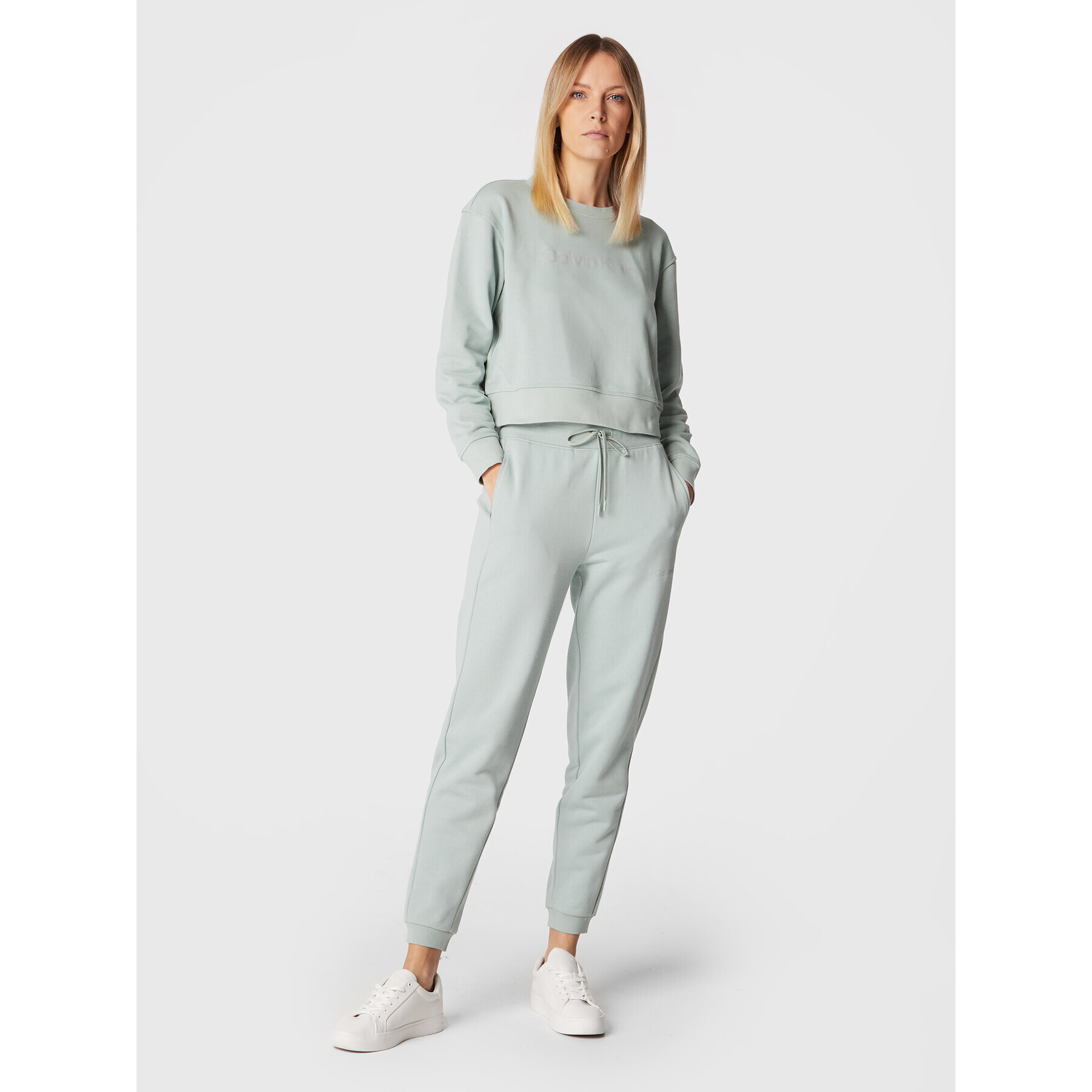 Calvin Klein Performance Суитшърт 00GWS2W312 Син Regular Fit - Pepit.bg