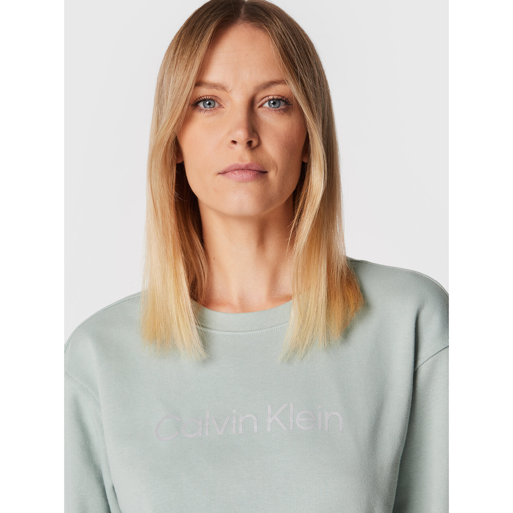 Calvin Klein Performance Суитшърт 00GWS2W312 Син Regular Fit - Pepit.bg