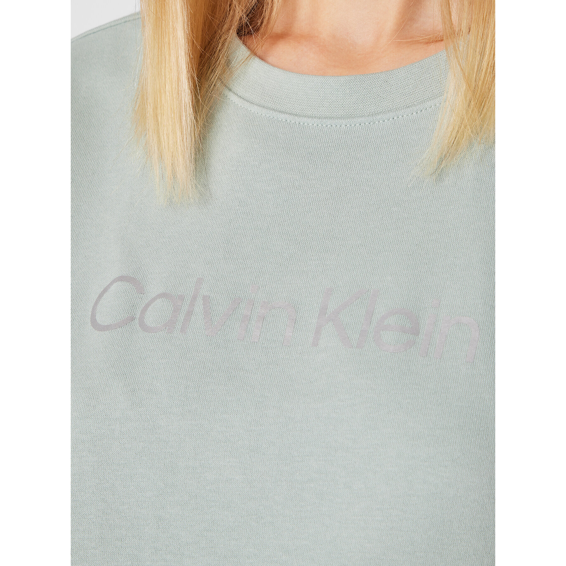Calvin Klein Performance Суитшърт 00GWS2W312 Син Regular Fit - Pepit.bg