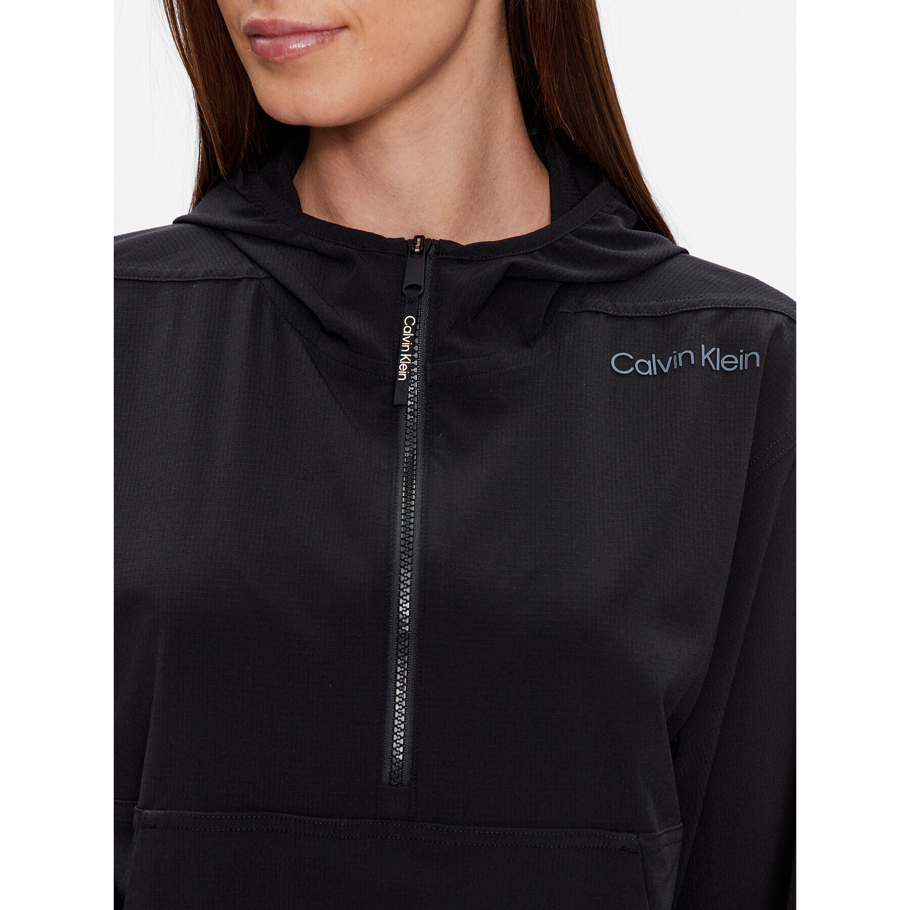 Calvin Klein Performance Суитшърт 00GWS3O500 Черен Boxy Fit - Pepit.bg