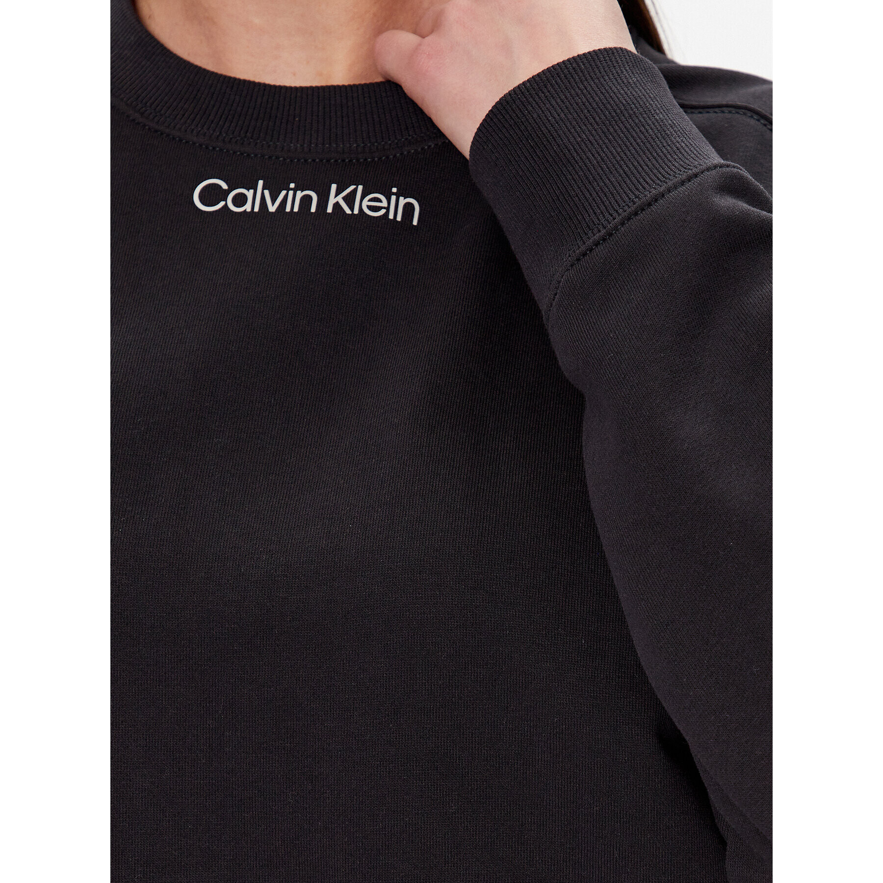 Calvin Klein Performance Суитшърт 00GWS3W304 Черен Regular Fit - Pepit.bg