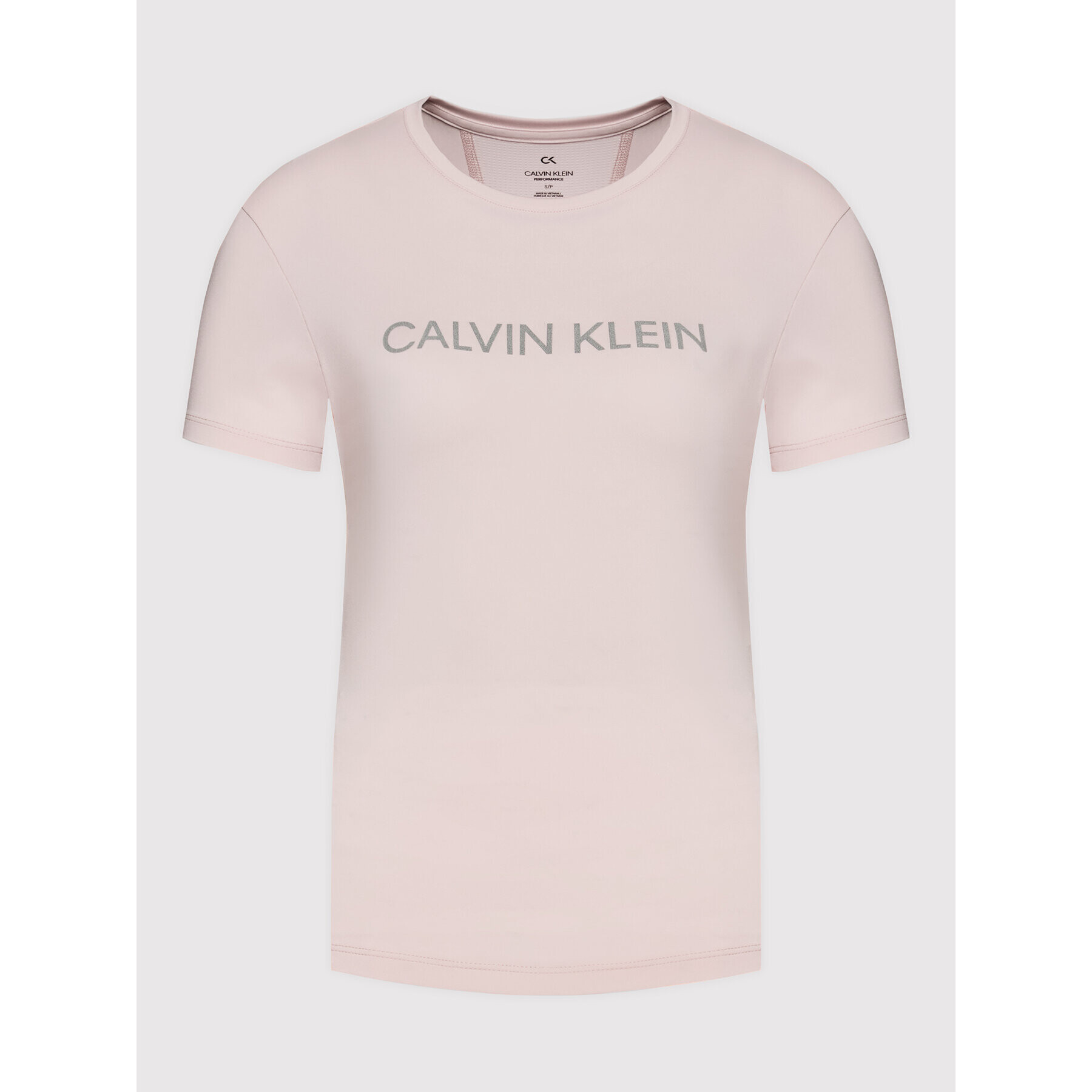 Calvin Klein Performance Тениска от техническо трико 00GWF1K140 Розов Slim Fit - Pepit.bg