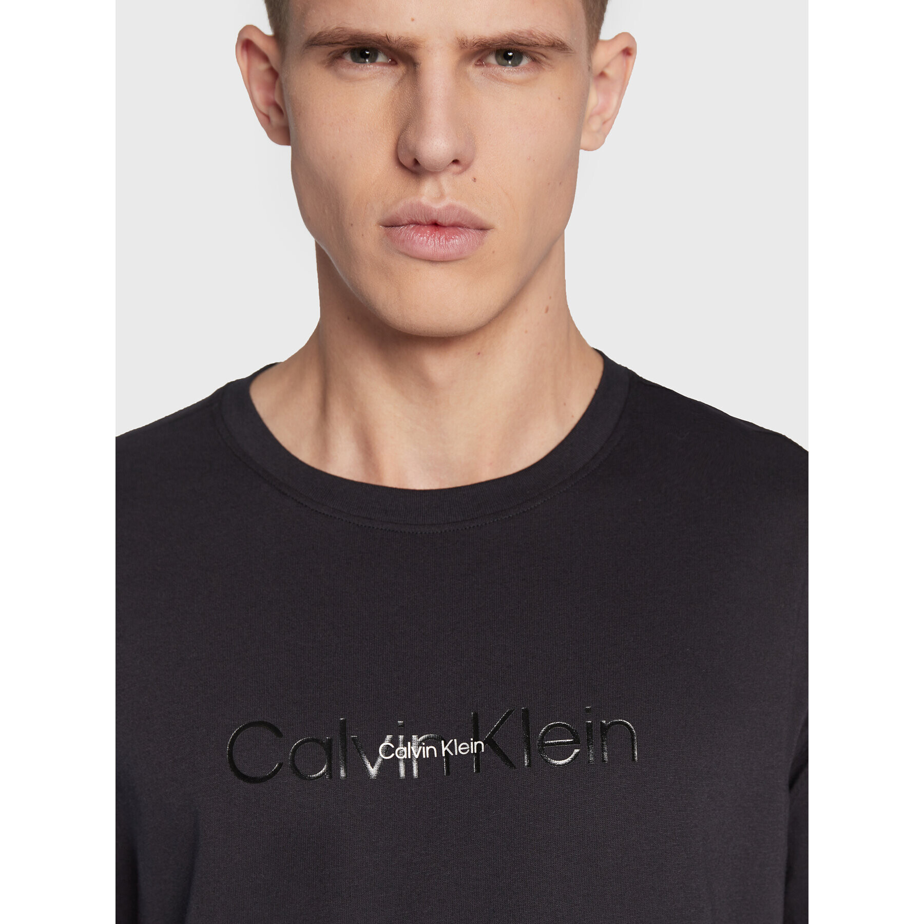 Calvin Klein Performance Тишърт 00GMF2K140 Черен Regular Fit - Pepit.bg